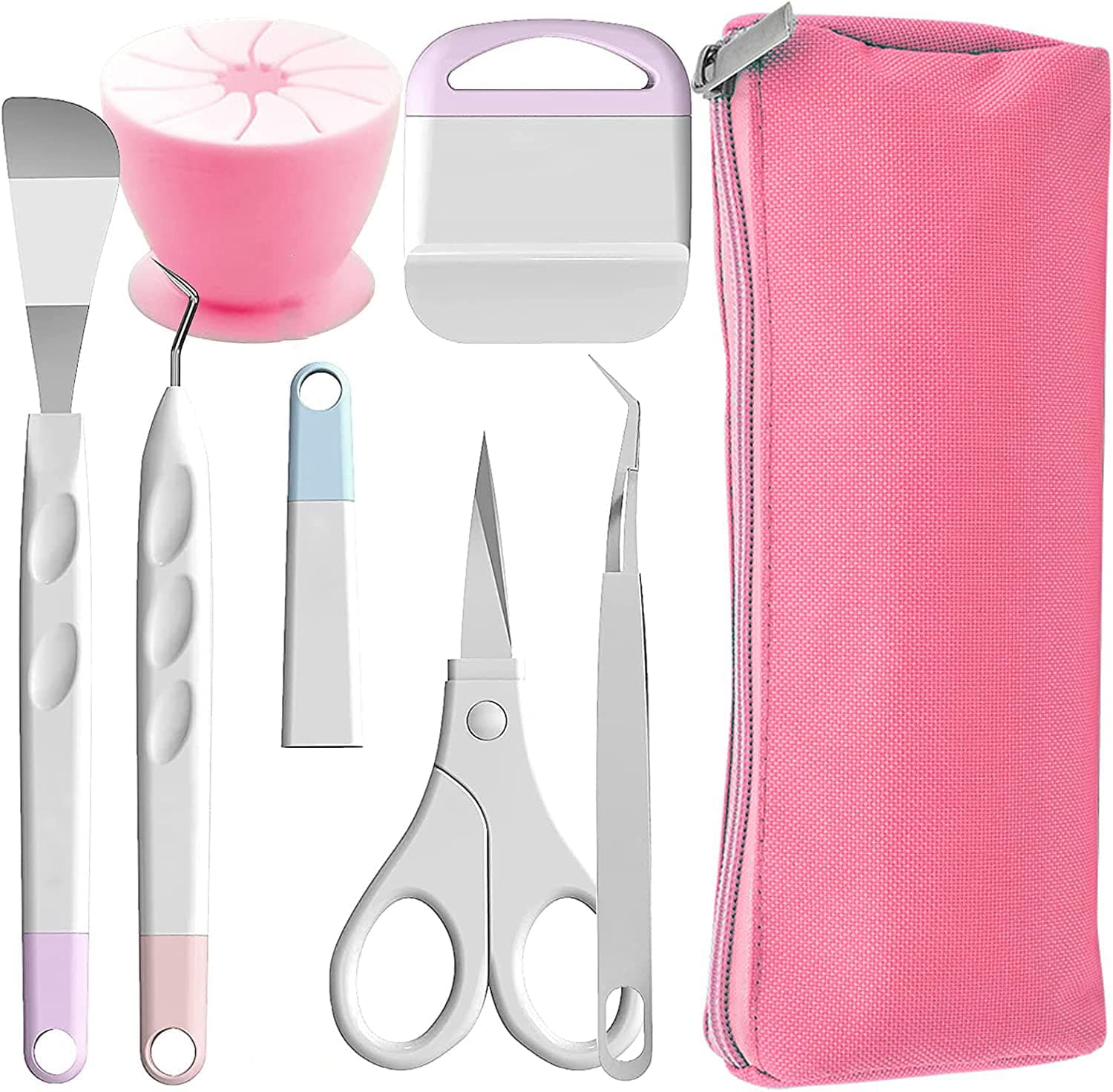 HOXHA Craft Vinyl Weeding Tools Set, Precision Kit for Cricut, Silhouette, Siser, Lettering, Scrapbooking, Cutting, Oracal 631 651 751