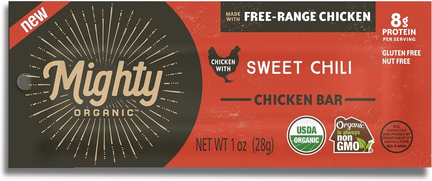 Mighty Organic, Organic Free-Range Sweet Chili Chicken bar - 1 oz