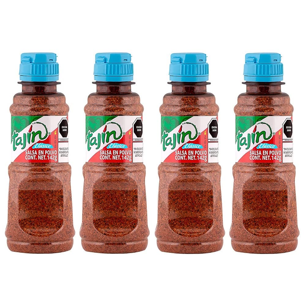 Tajin Low Sodium Chilli And Lime Seasoning 142g x 4
