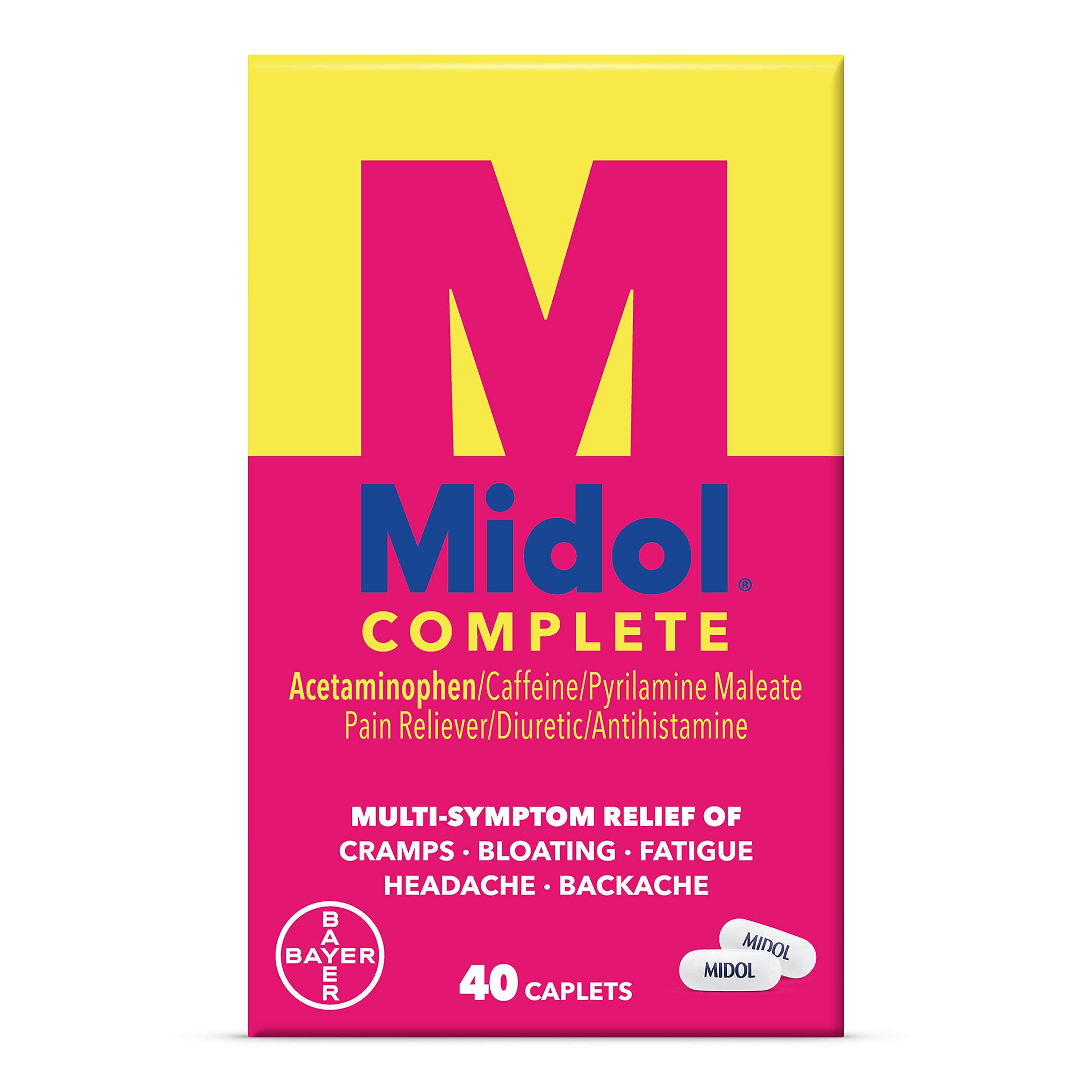 Complete Multisymptom Relief Caplets - 40 Count