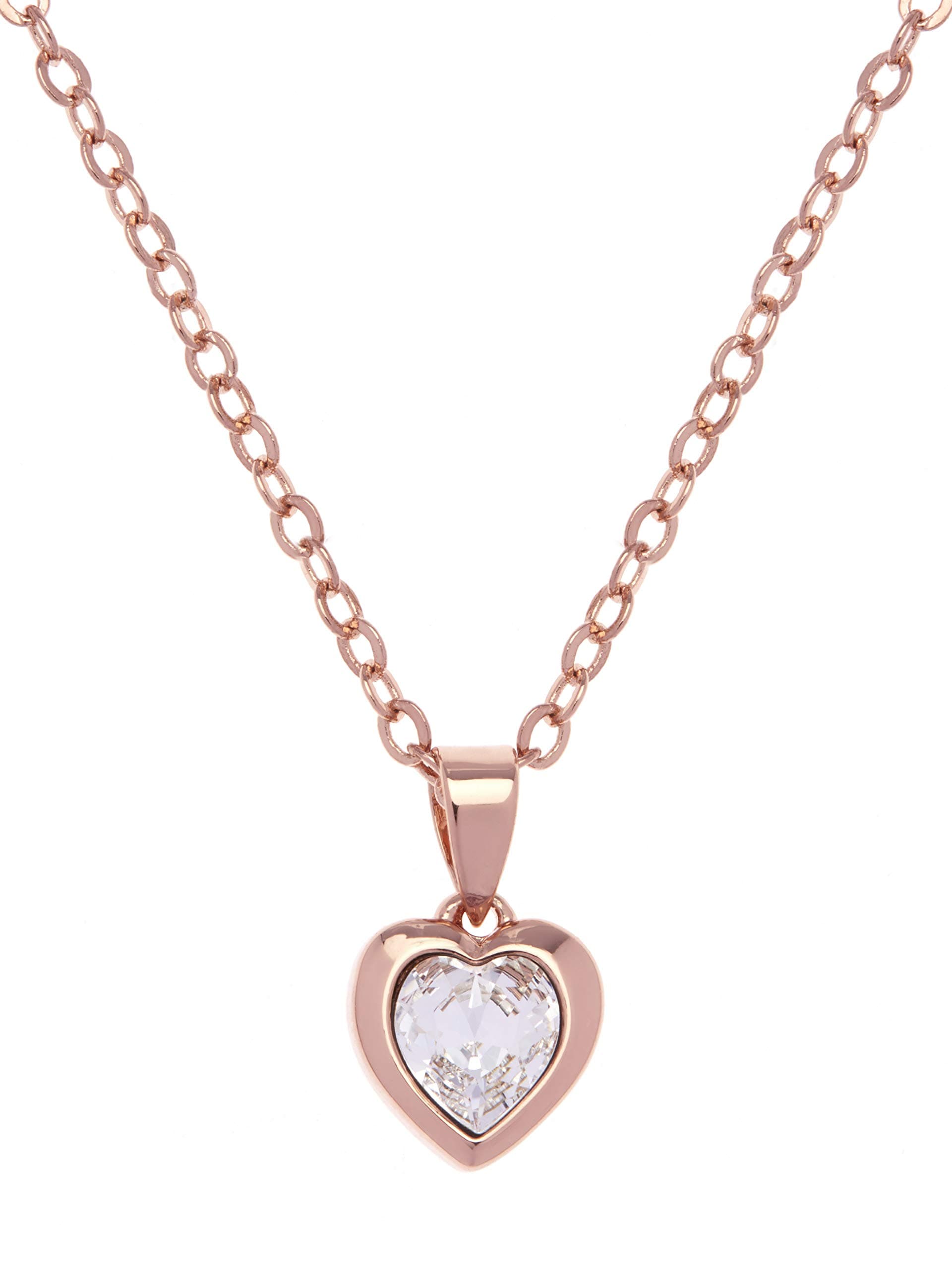 Hannela Crystal Heart Pendant Necklace For Women