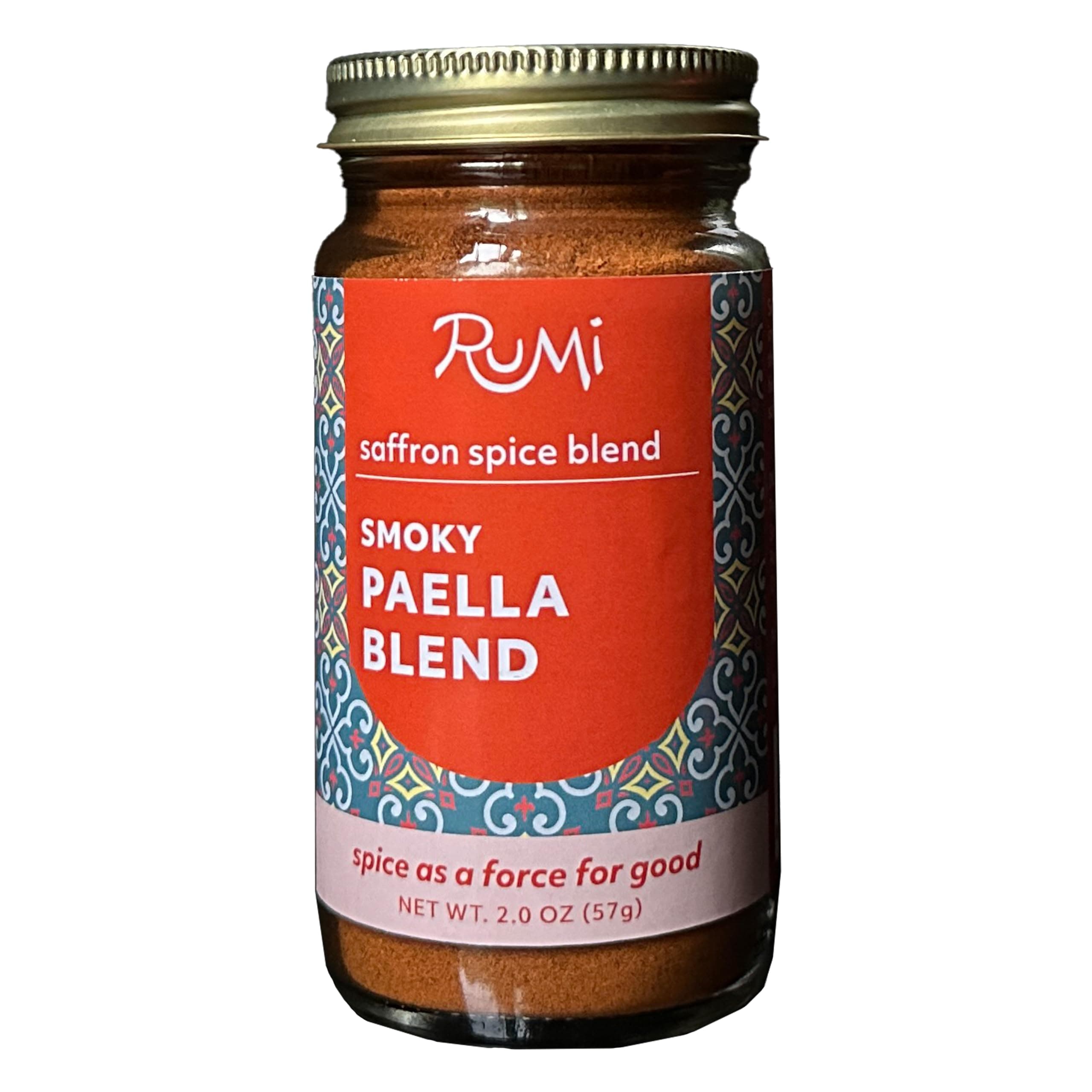 Rumi Spice - Paella Spice Blend | Sweet & Smoky with Authentic Afghan Saffron (2.5 oz)