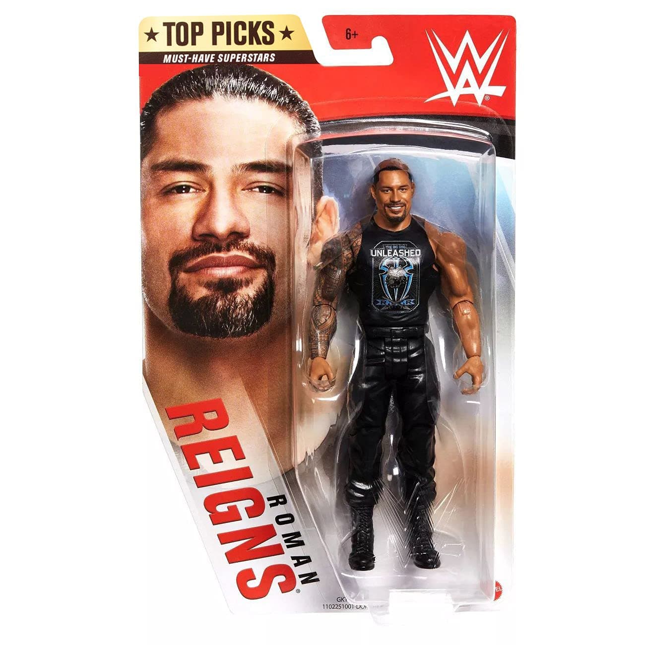 Roman Reigns Top Picks 6-inch Action Figures with Articulation & Life-Like Detail