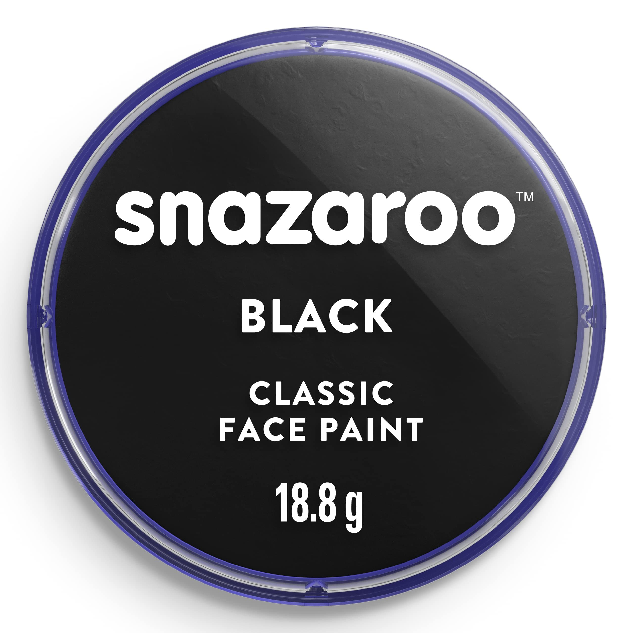 Snazaroo Classic Face Paint, Black, 18 OZ (Pack of 1) ,1118111
