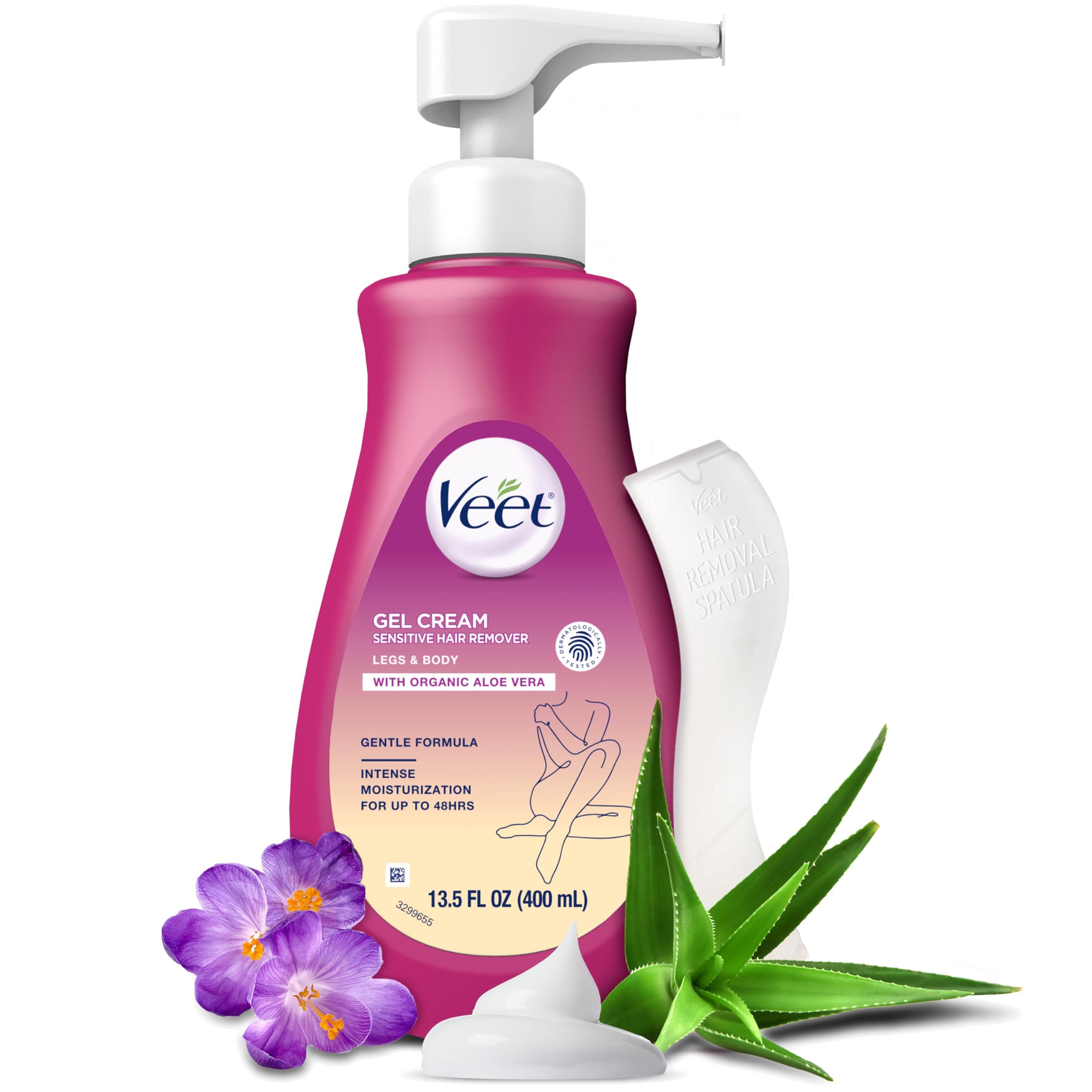 VEET. Hair Removal Gel Cream Pump: Sensitive Formula (Parallel Import Product)
