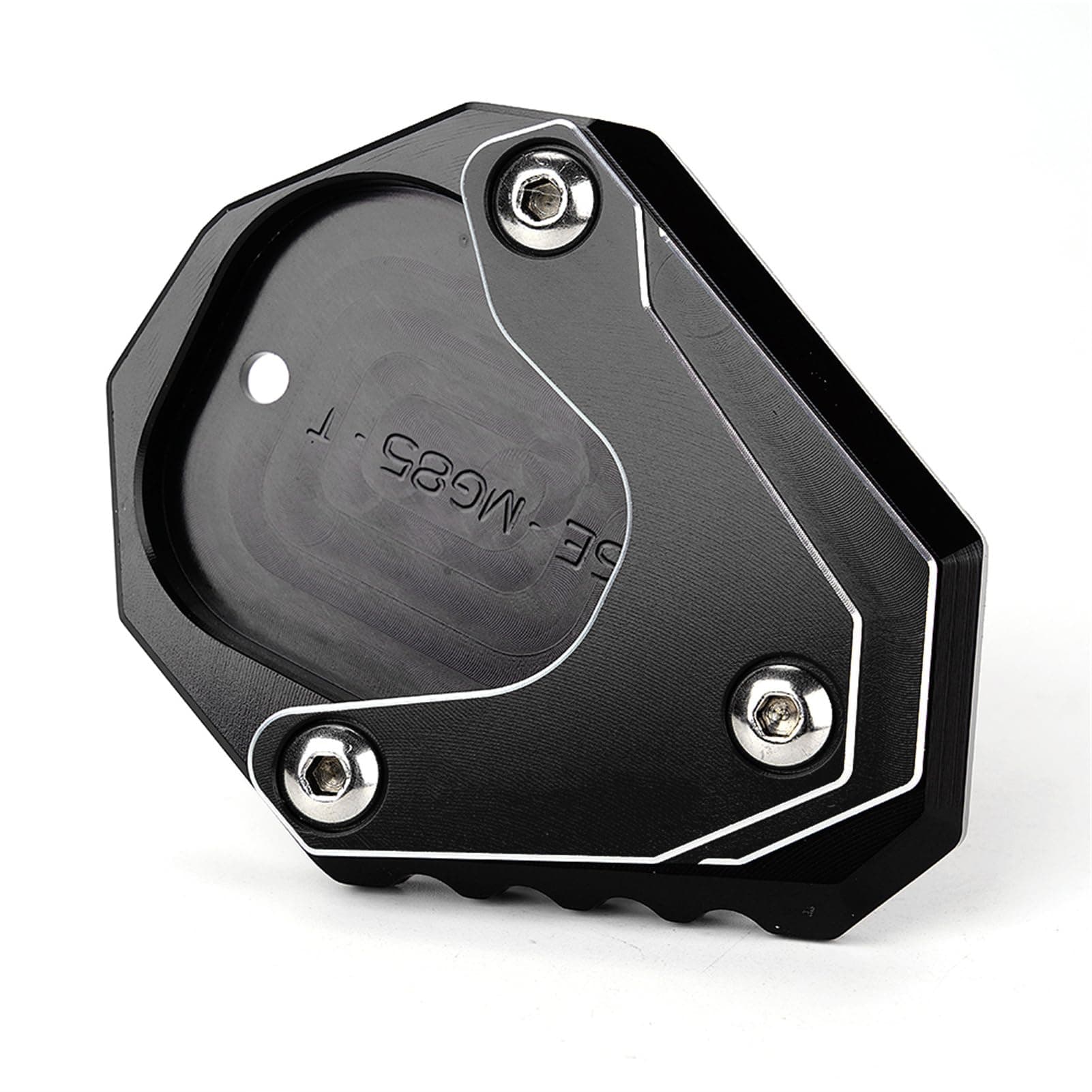 Motorcycle Kickstand Extension Support Plate Pad Side Stand Enlarge Fit For Moto Guzzi V85TT 2022 2021 2020 V 85 TT V85 TT (Black)