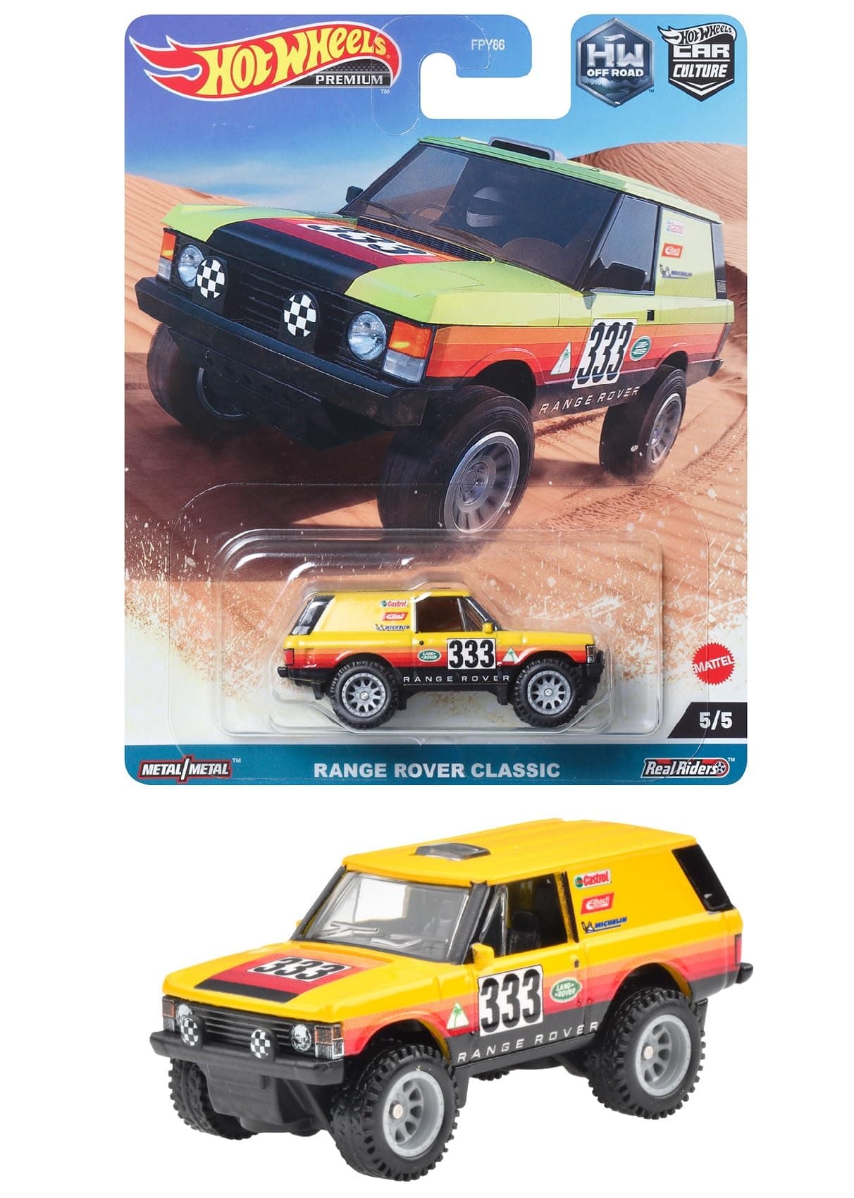 Hot Wheels Car Culture Off-Road - Range Rover Classic 【3才~】 HKC71