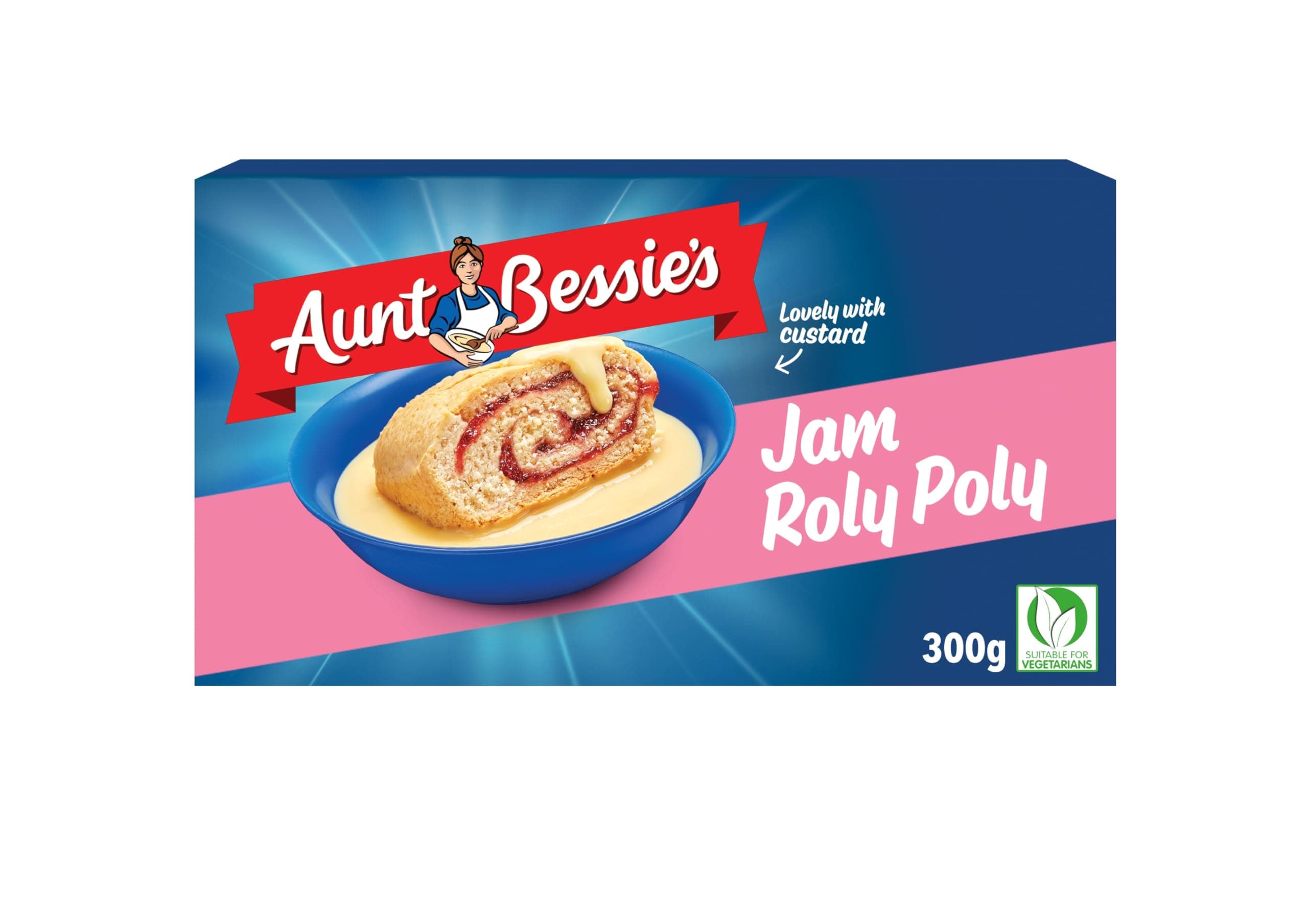 Aunt Bessie's Jam Roly Poly, 300g (Frozen)