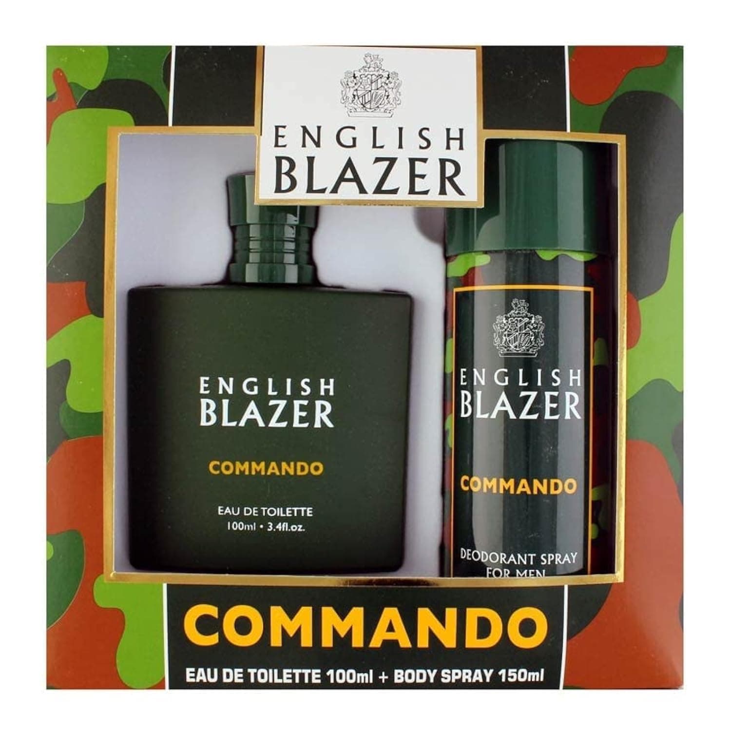 Commando Giftset EDT 100ml + Body Spray 150ml