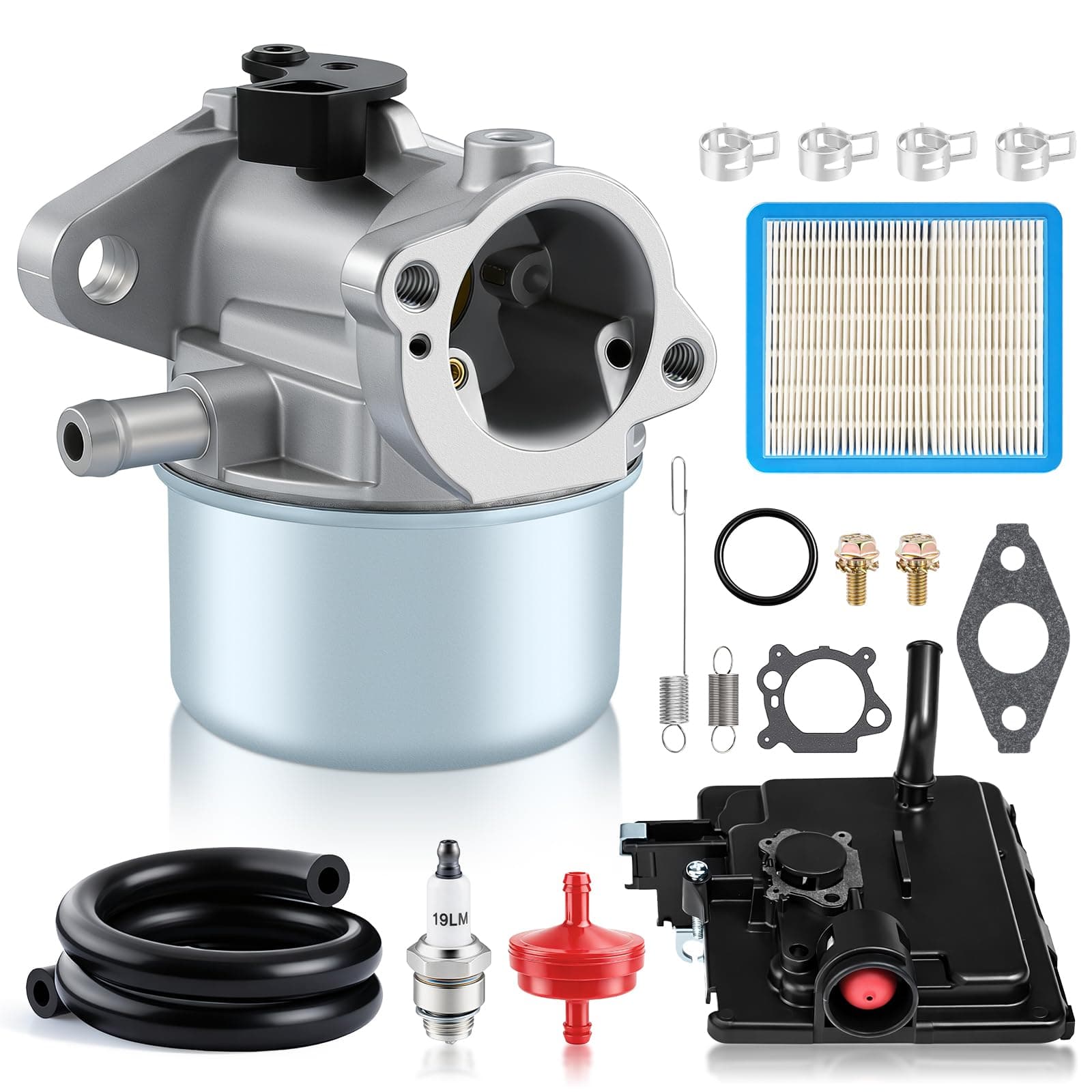 799868 Carburetor Fits 498170 497586 497314 698444 498254 497347 Models, 4-7 hp Engines with No Choke, Replacement Carburetor with Gasket and O-Ring 497410 499617 692648 693909 694202 790821 799872