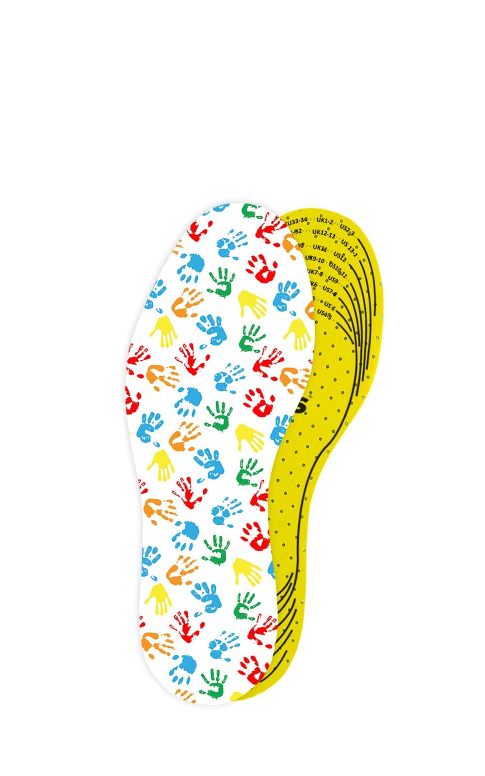 Kids Insoles Cut to Fit - Breathable Shoe Inserts for Children & Toddler, Prevent Blisters Keep Feet Fresh, Up to 23cm / 9 inch - Kaps Arieto