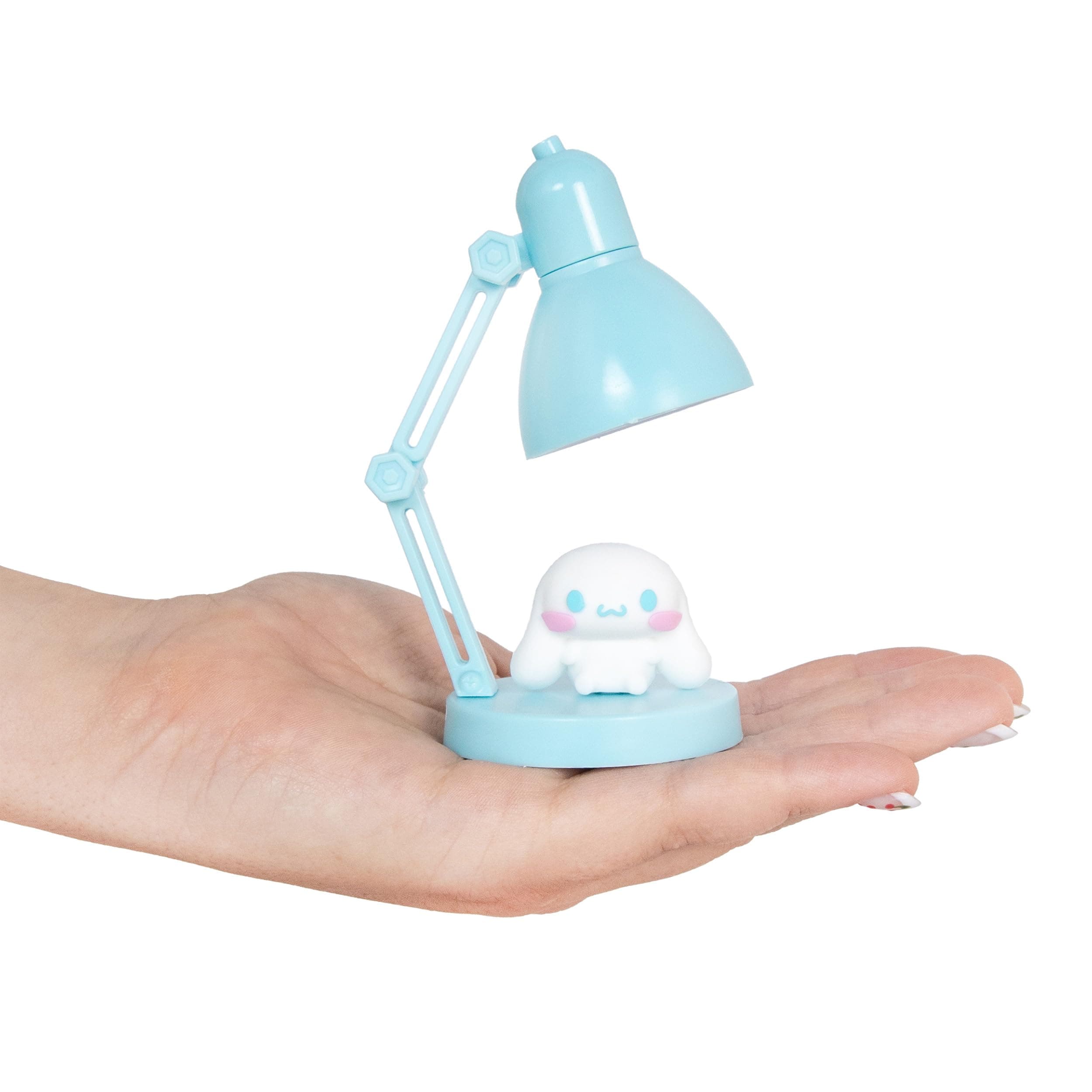 Blue Sky Studios Hello Kitty Mini Lamp with Toy Figure, Kawaii Desk Decor, Cute Collectible Gift - Cinnamoroll