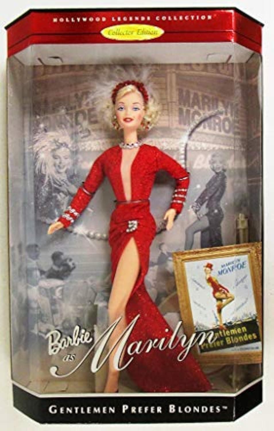 Barbie As Marilyn In Gentlemen Prefer Blondes Movie.