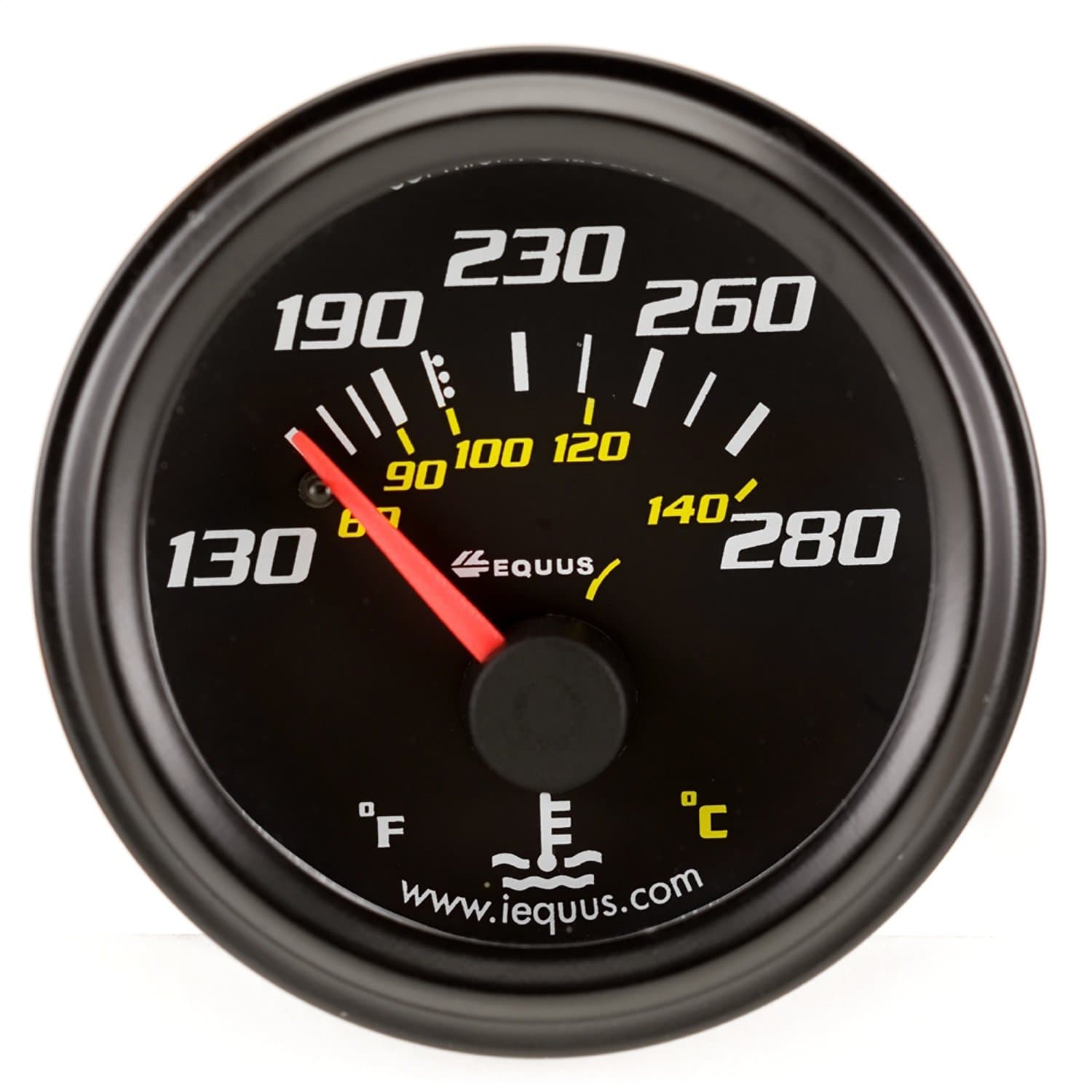 6232 2" Mechanical Water Temperature Gauge, Black