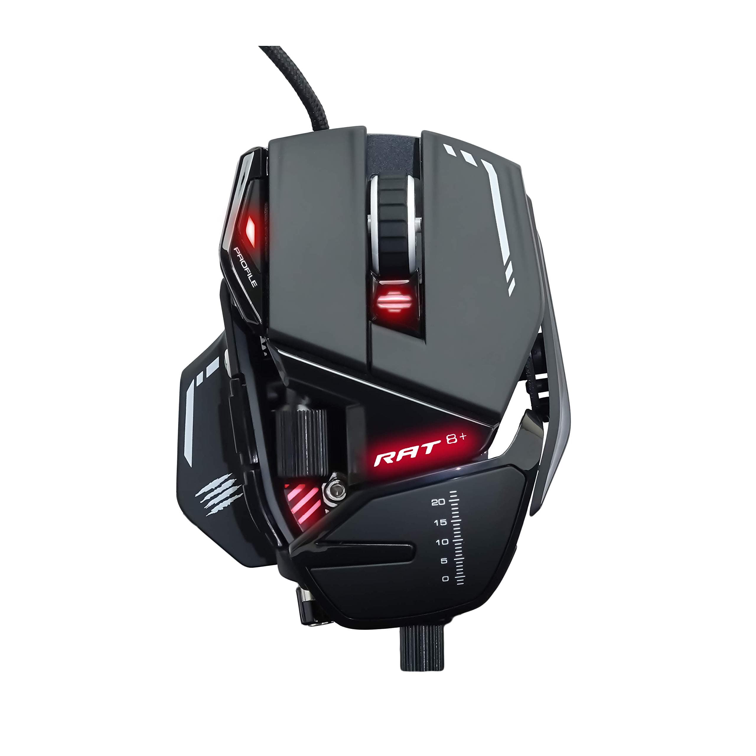 R.A.T. 8+ Gaming Mouse (USB/Black/16000dpi/11 Buttons) - MR05DCINBL000-0