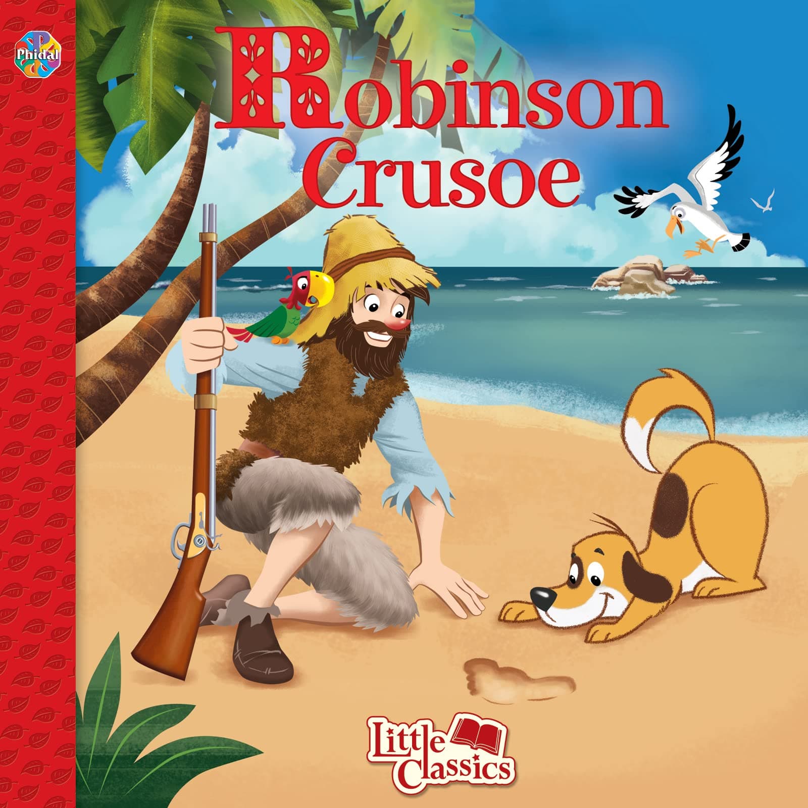 Phidal Robinson Crusoe Little Classics - Stories for kids, 24-page storybook