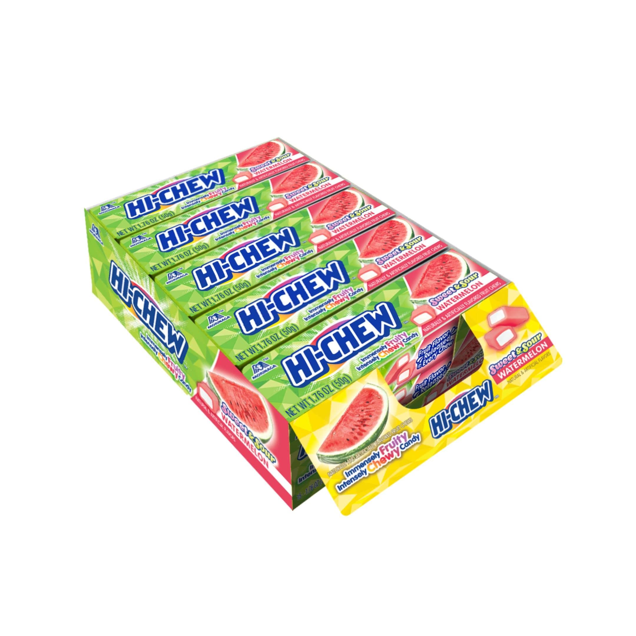 Fruity Chewy Candy 50g | Sweet & Sour Watermelon Flavoured (1)