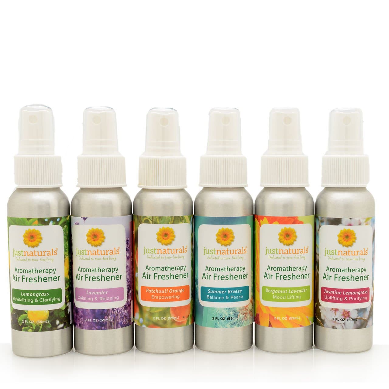 Just Naturals Aromatherapy Air Freshener with 100% Pure Essential Oils (Lavender) 2 oz.