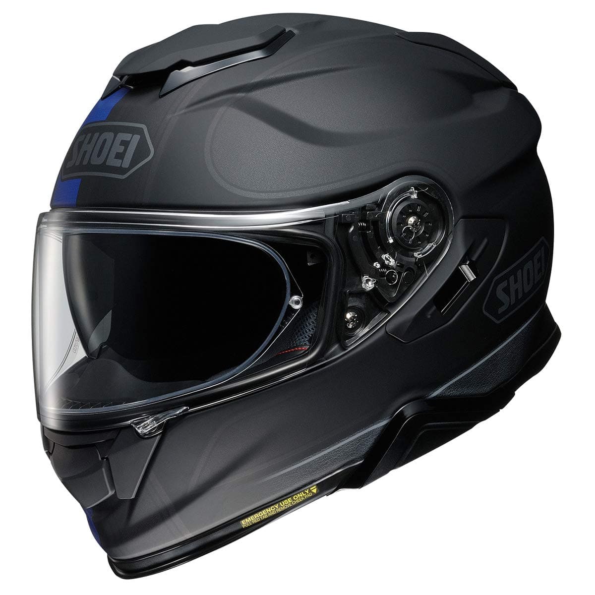 Shoei GT-Air II Helmet - Redux (X-Small) (Matte Black/Blue)