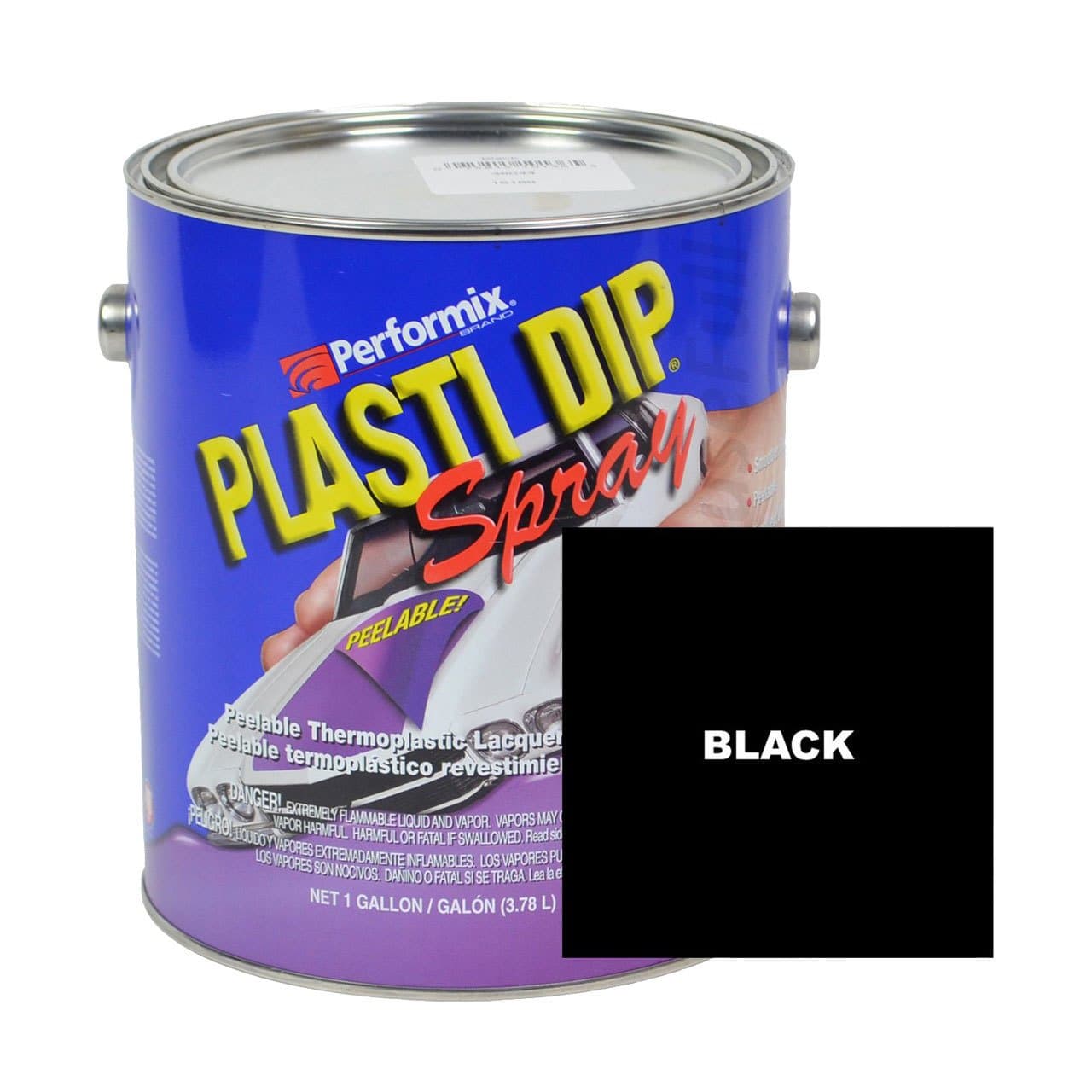 Multi-purpose Rubber Coating Spray - Sprayable - One Gallon (128oz) - Black