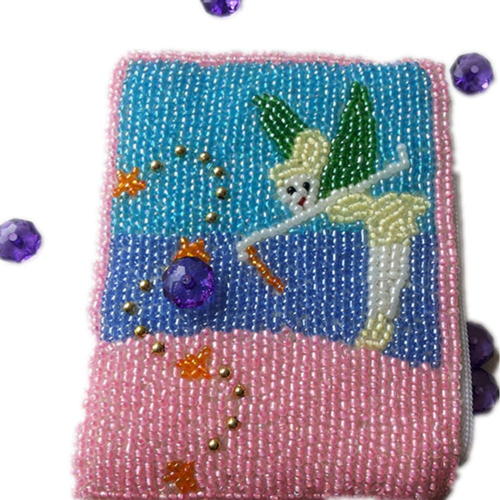 Creative Beautiful Faery Design Coin Purse DIY Beaded Bag