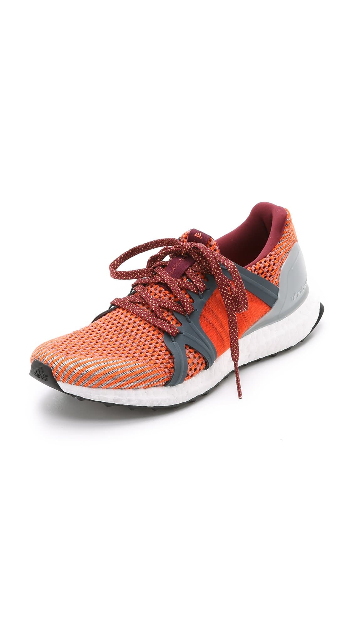 adidas by Stella McCartney Women's Ultra Boost - Knit Firethorn-SMC/Bold Onix/Yellow Cab 7 M