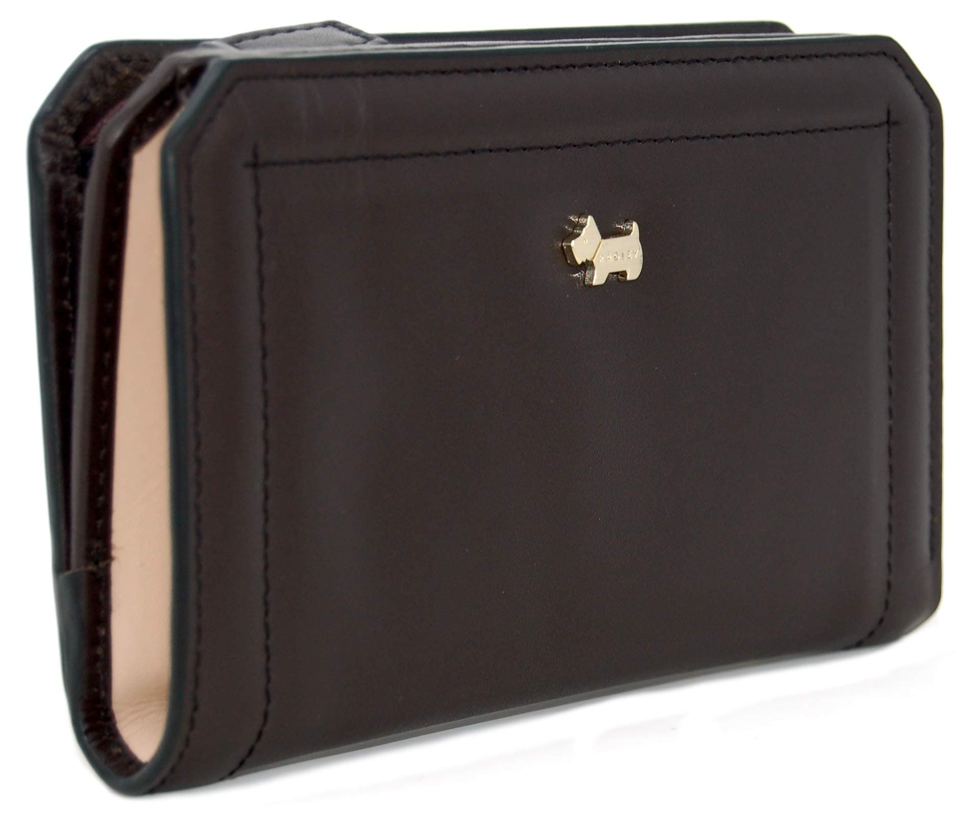 Radley Leather Medium 'Marwood' Zip Purse in Chocolate Brown