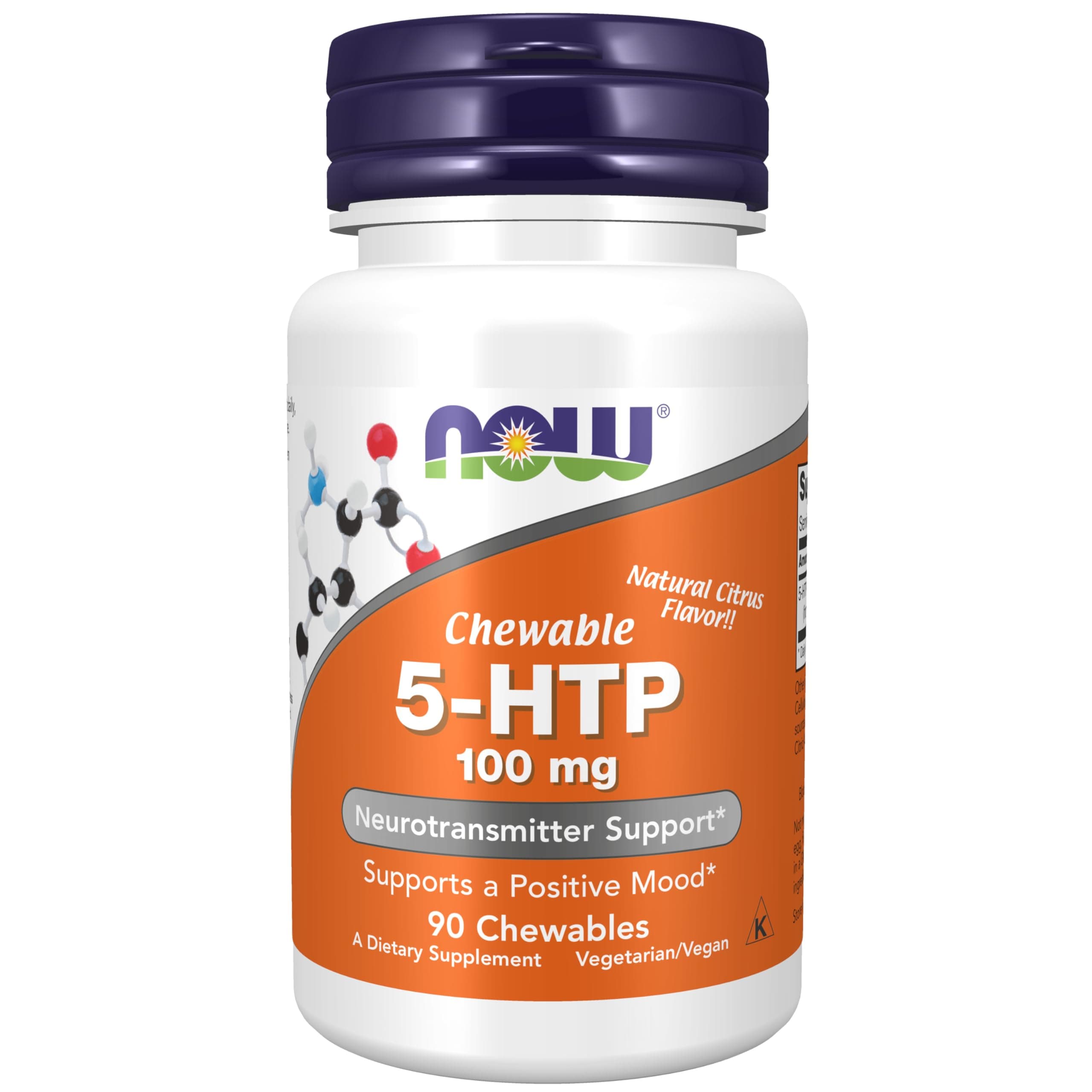 5-HTP Chewable Lozenges Tablets, 100 mg, 90 Count