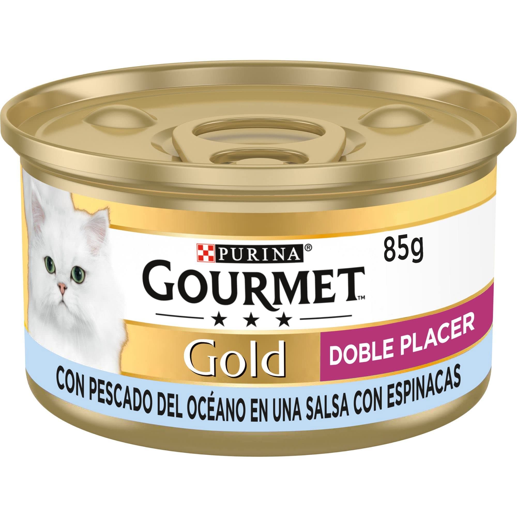 Purina Gourmet Gold Double Pleasure – Ocean Fish Adult Cat Food, 85 g, Pack of 24