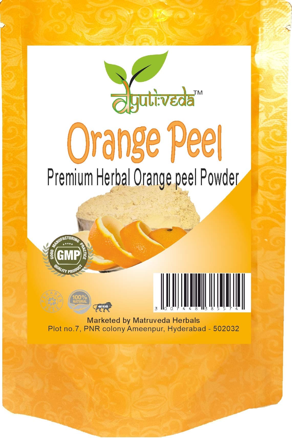 Dyuti:veda Homemade Orange peel Powder (100gm)
