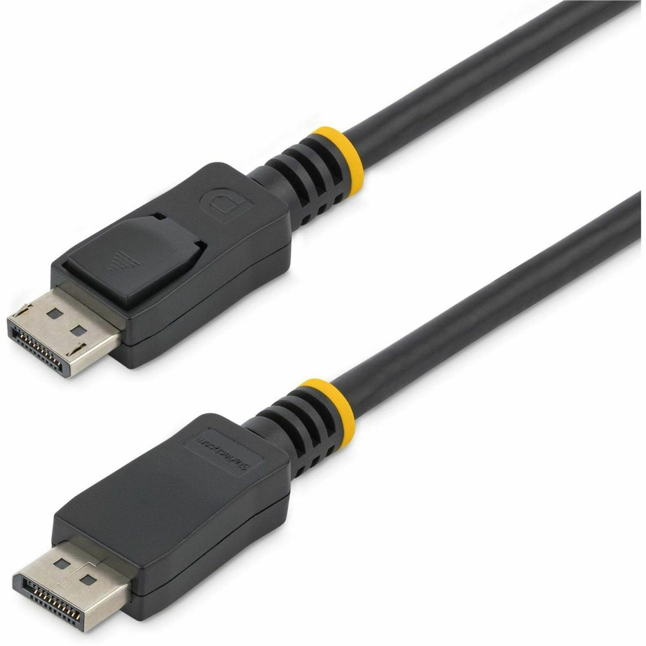 10ft (3m) DisplayPort 1.2 Cable - 4K x 2K Ultra HD VESA Certified DisplayPort Cable - DP to DP Cable for Monitor - DP Video/Display Cord - Latching DP Connectors (DISPLPORT10L)
