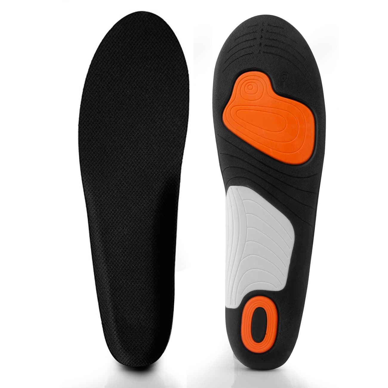 Sport Shoe Insole Inserts Advanced Orthotic Arch - MARRDO Full Length Arch Support Orthotics Shock Absorption PU Insoles (Women 6-10 US)