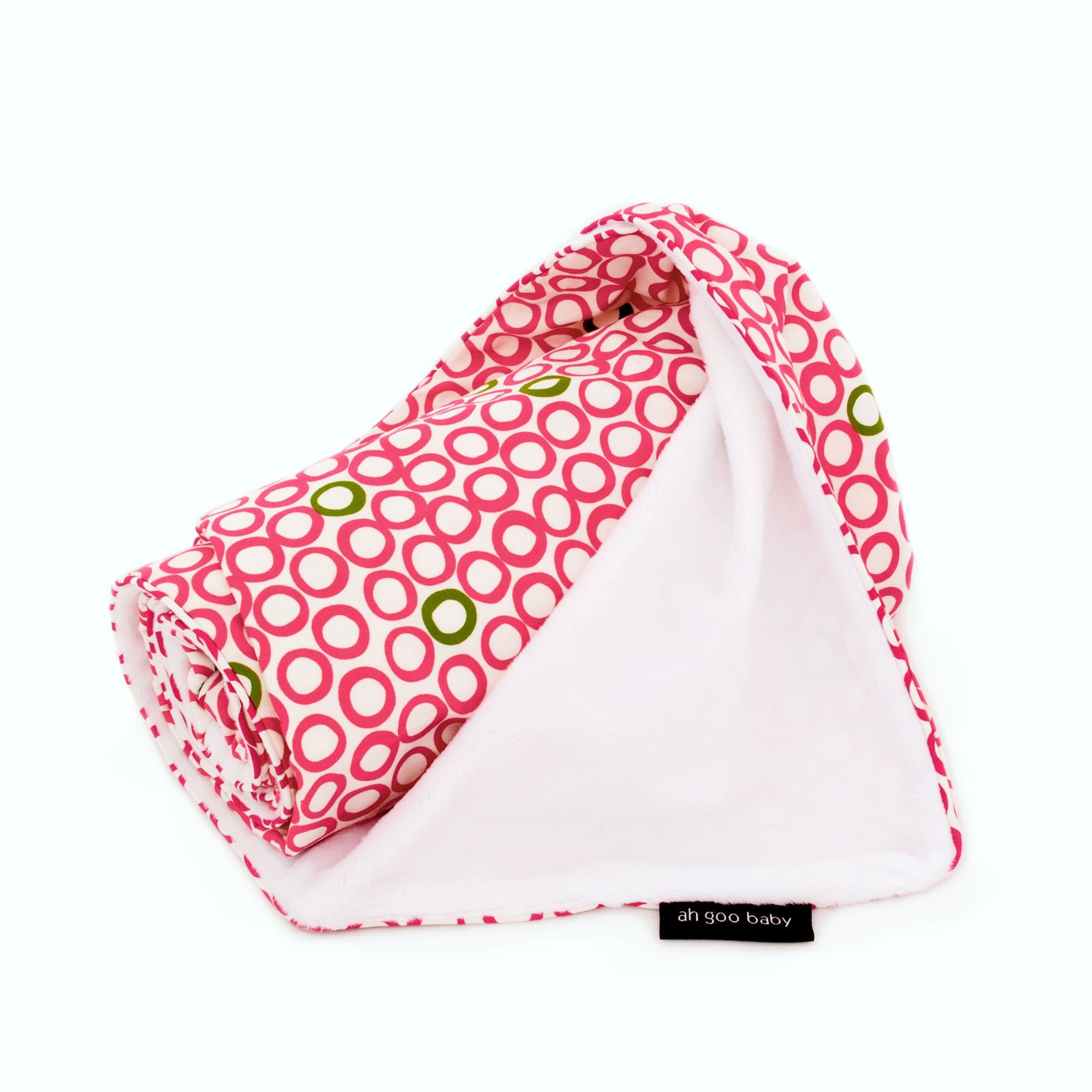 The Stroller Blanket, Soft Minky and 100% Cotton 41\x 30, Bubbles In Juice Pattern