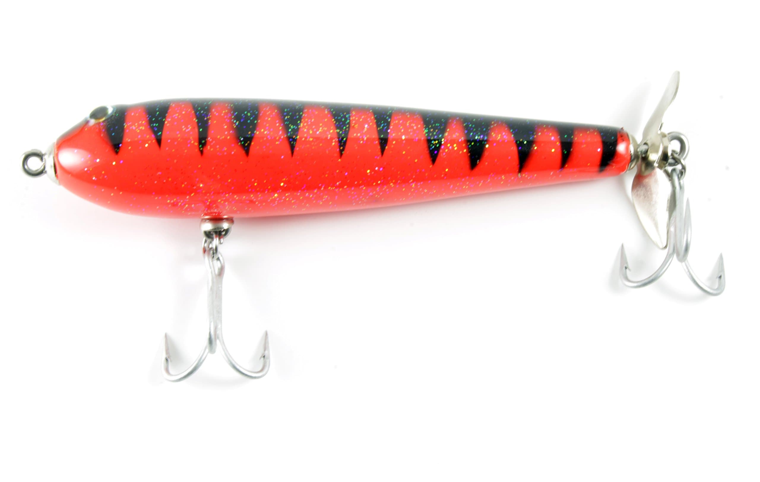 Fishing Lure Rip Roller Halloween 4.25" Saltwater Wooden Bait Best Catch Fish Snook Tarpon Red Fish Tackle Heavy Duty Gear