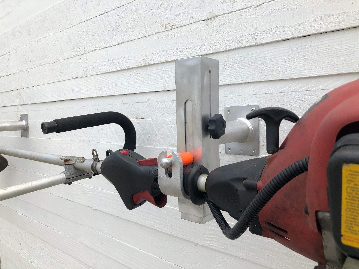 Aluminium Strimmer Rack | Storage For Vans, Garage, Or Shop Display | Handmade in UK