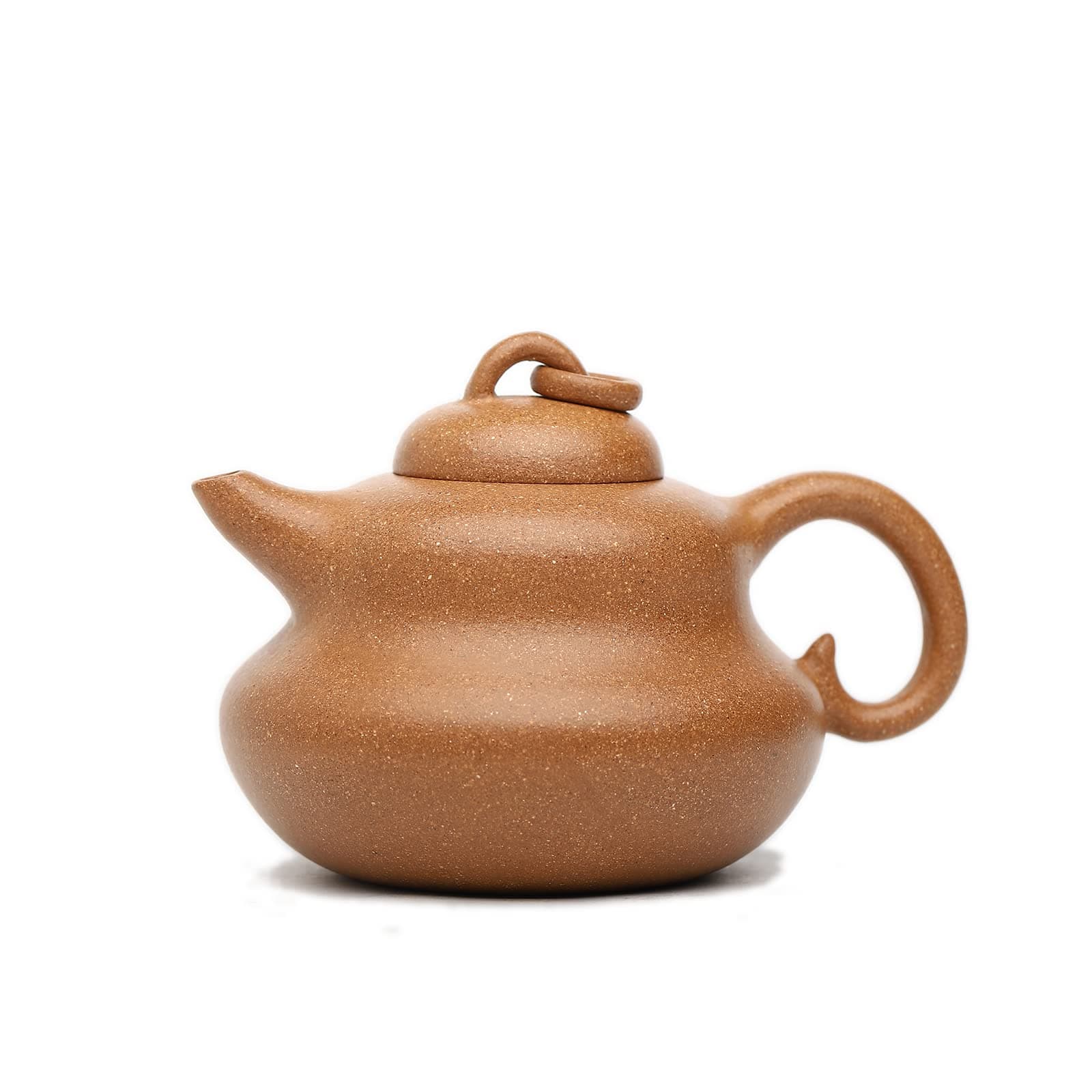 SILINE Zisha Tea Pot - Hulu 7.8 Oz,Chinese Genuine Yixing Clay Handmade Teapot with Filter,Brew Kung Fu Loose Leaf Tea Maker Set