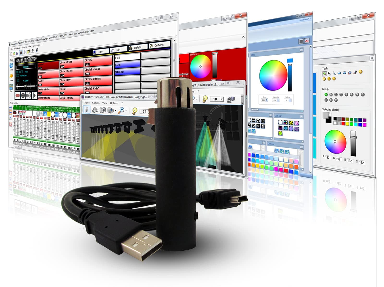 Z1 DMX Lighting Controller - LED Lighting Control - Stage Light Controller