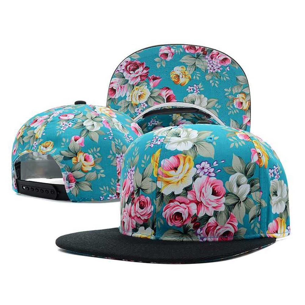 Newest Blank Flower 5 Panal Camp Snapbacks Caps Unbrand Empty Men & Women Sports Hats 01