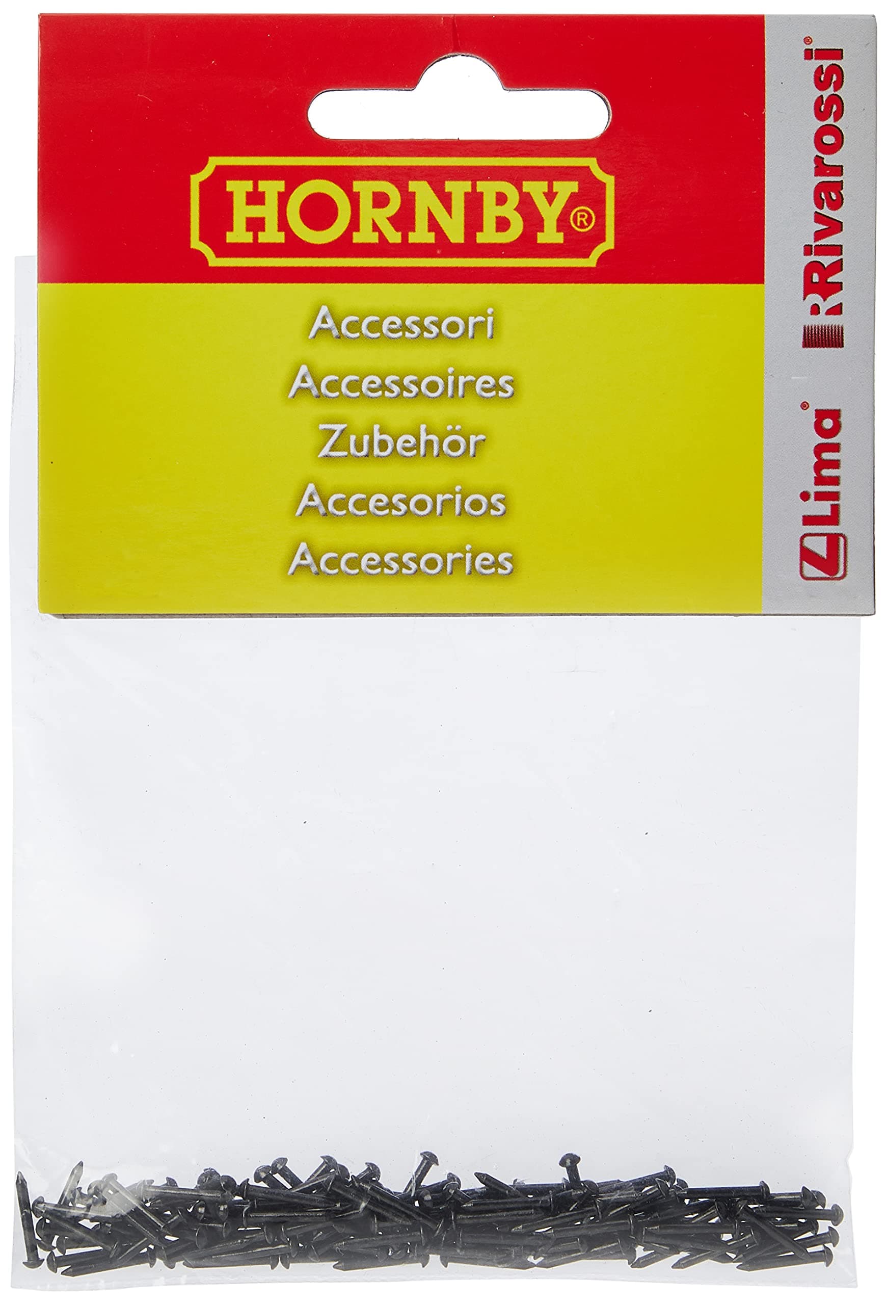 R207 Replacement Track Pins - Spare Parts and Train Accessories for Hornby OO Gauge Model Railway Sets, Coupling and Modelling Tools - Fixing Pins, Scale 1:76 for ASIN