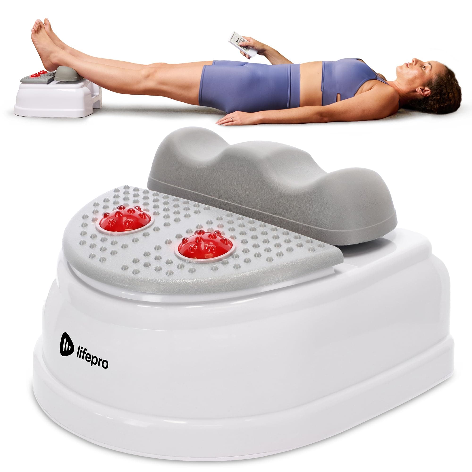 LifePro [New Improved Version] Chi Machine - Chi Swing Machine for Passive Aerobic Leg Exercises - Exercise While Sitting or Laying Down with The MediRipple Leg Shaker.