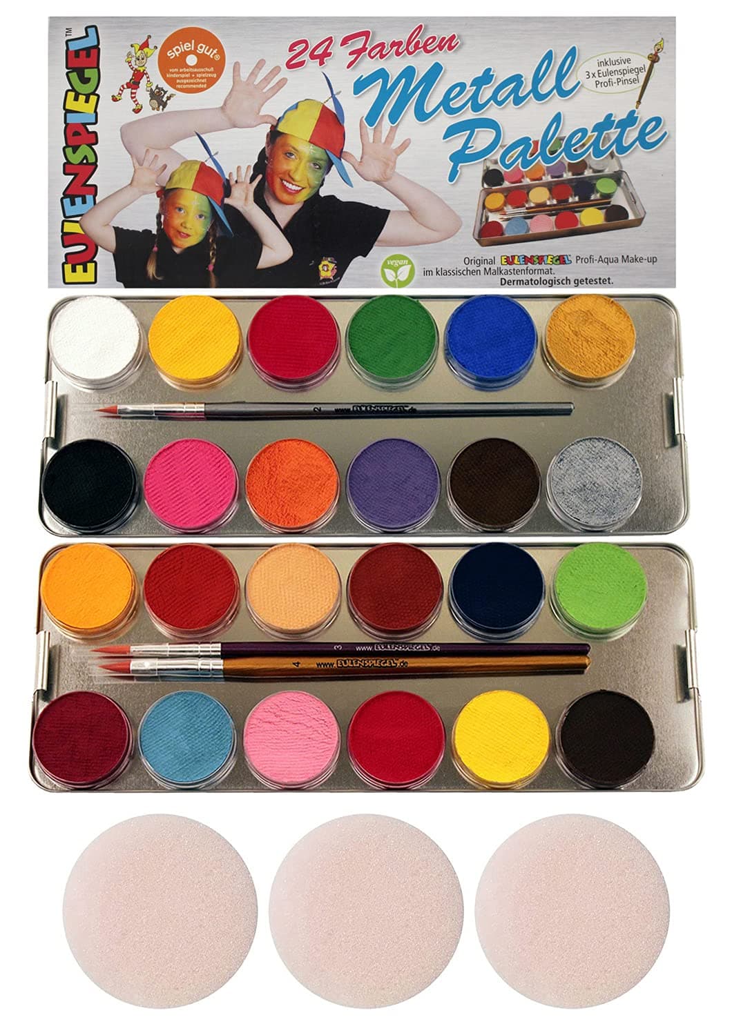 Metal Paint Box 24 Colours