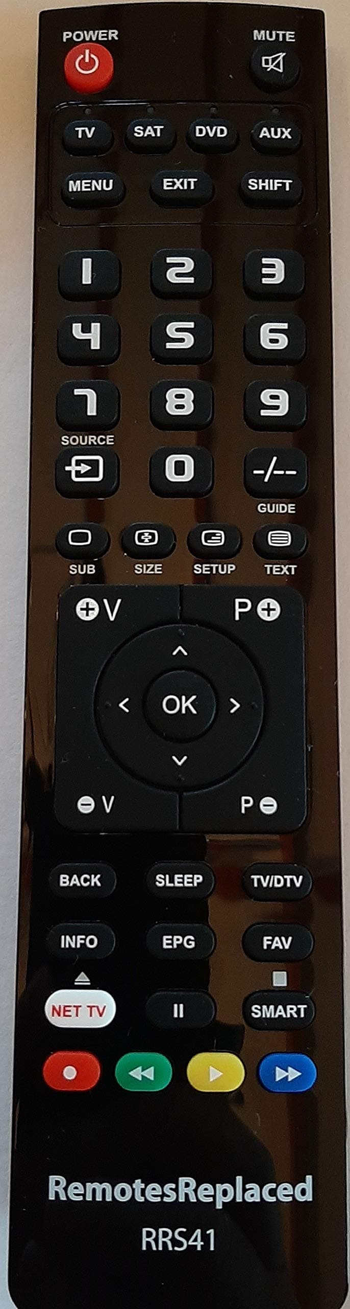 RemotesReplaced Compatible Remote Control for the Samsung LE46B620R3W/QXC