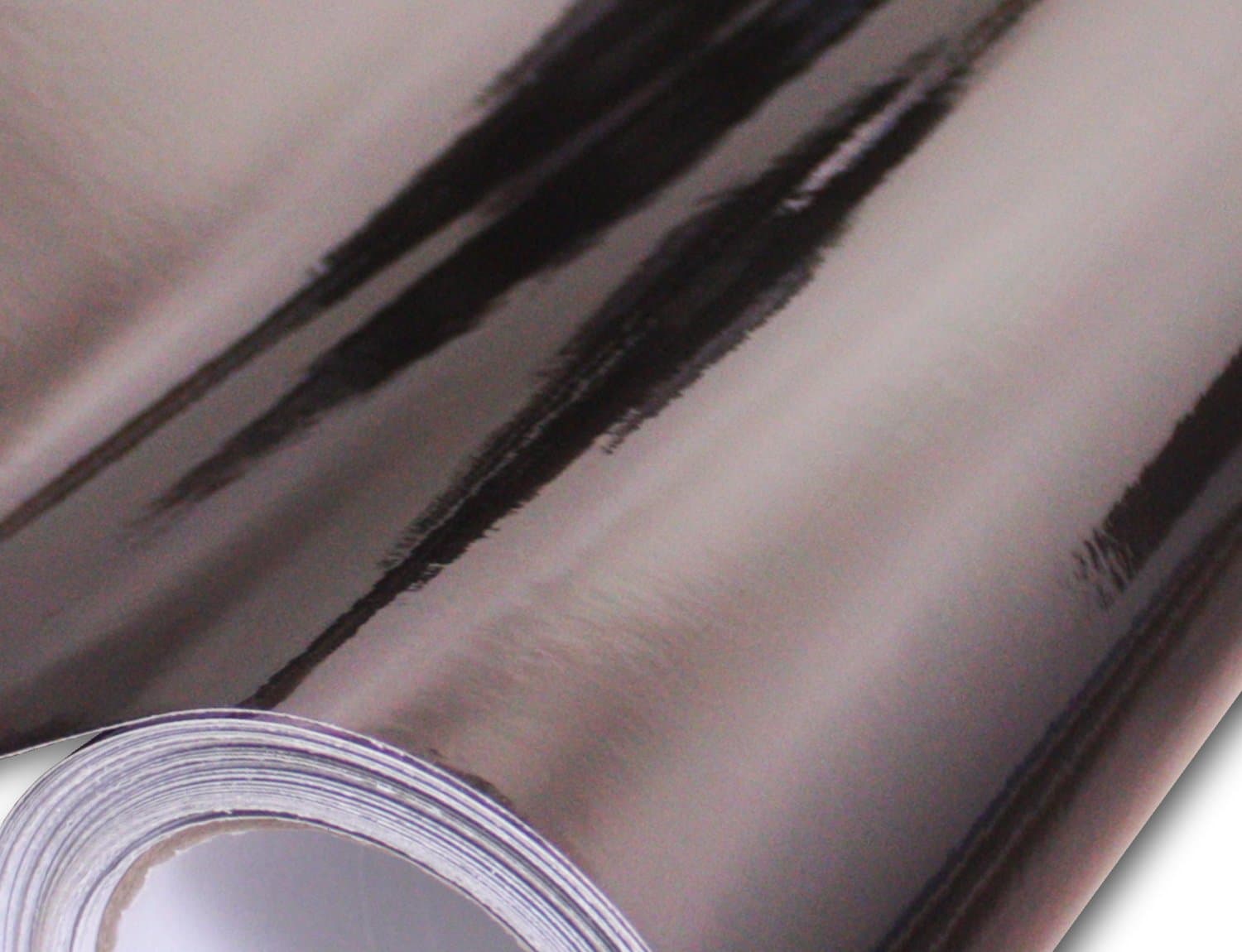 Hachi Auto Flexi Chrome Maroon Black Vinyl Car Wrap 12-by-60-inch