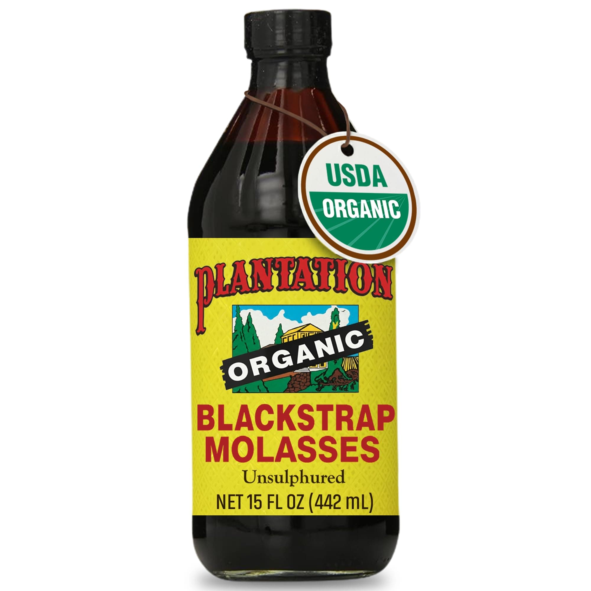 Plantation Organic Blackstrap Molasses, 473 ml