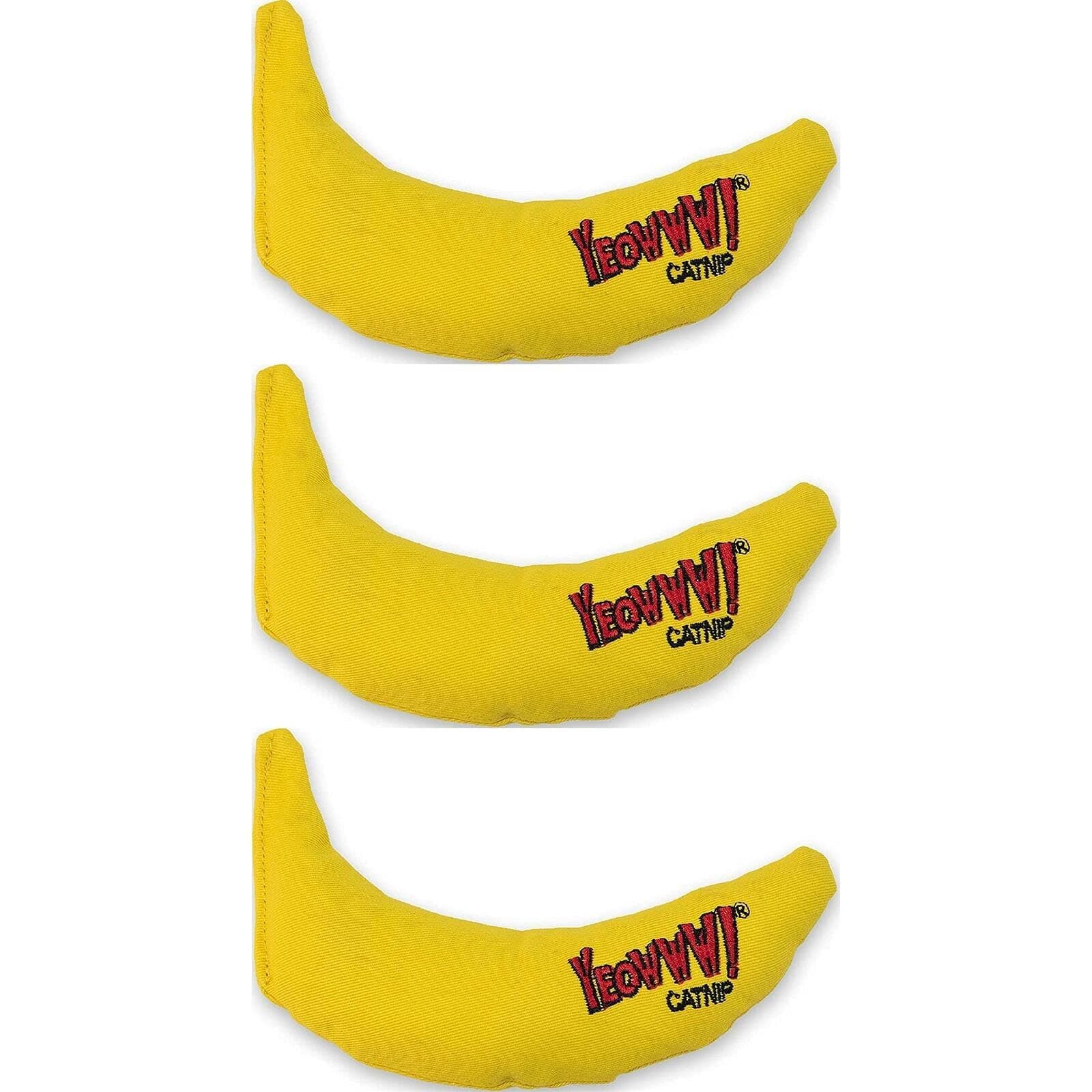 YEOWWW! DuckyWorld 100% ORGANIC CATNIP Leaf & Flower Cat Toy BANANA 3 PACK 141 [Parallel Import]