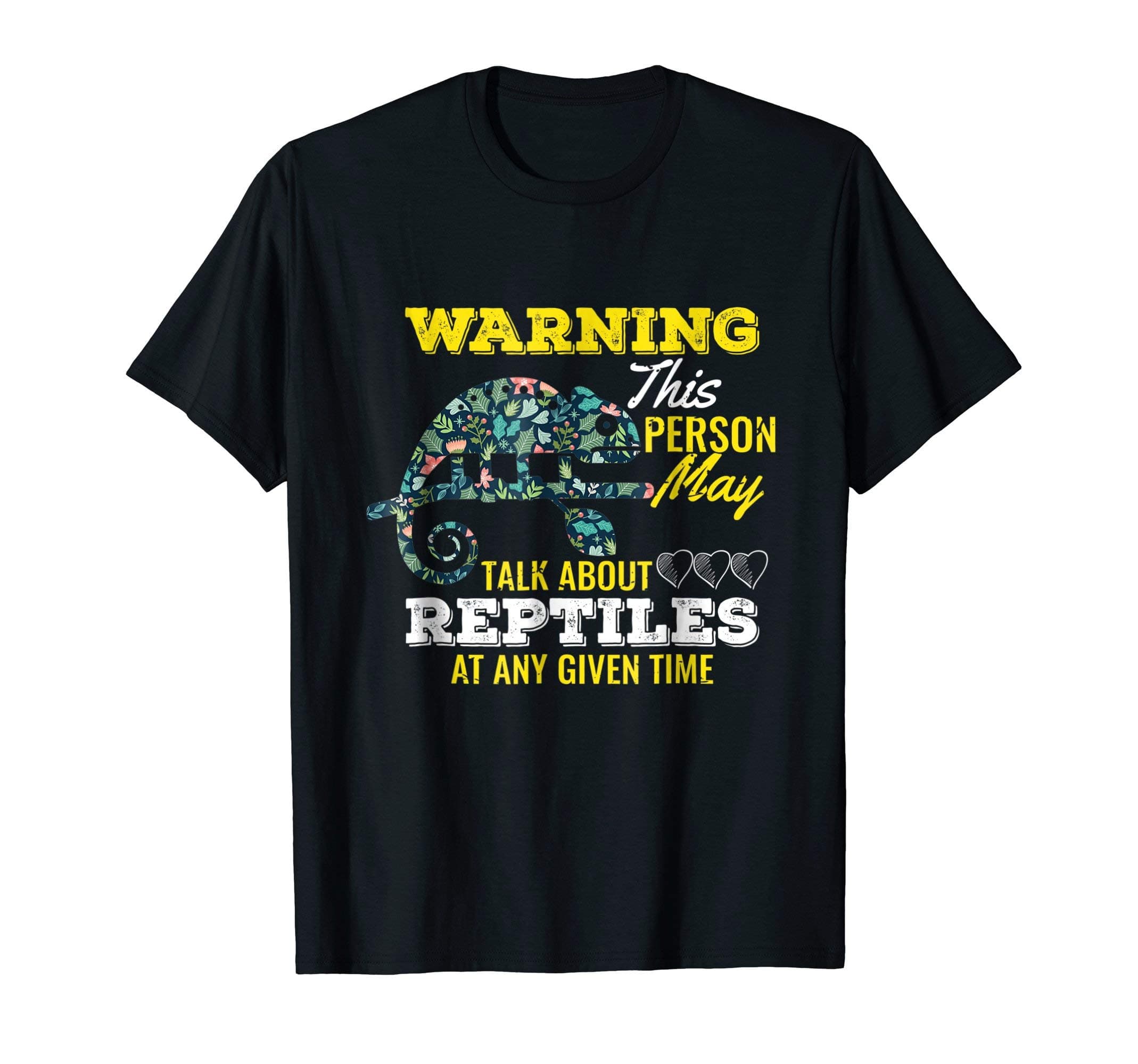 UAB KIDKIS Funny Reptile Lover T-Shirt - Unisex-Adults/Kids, Black, Short Sleeve, SmallOEKO-TEX STANDARD 100