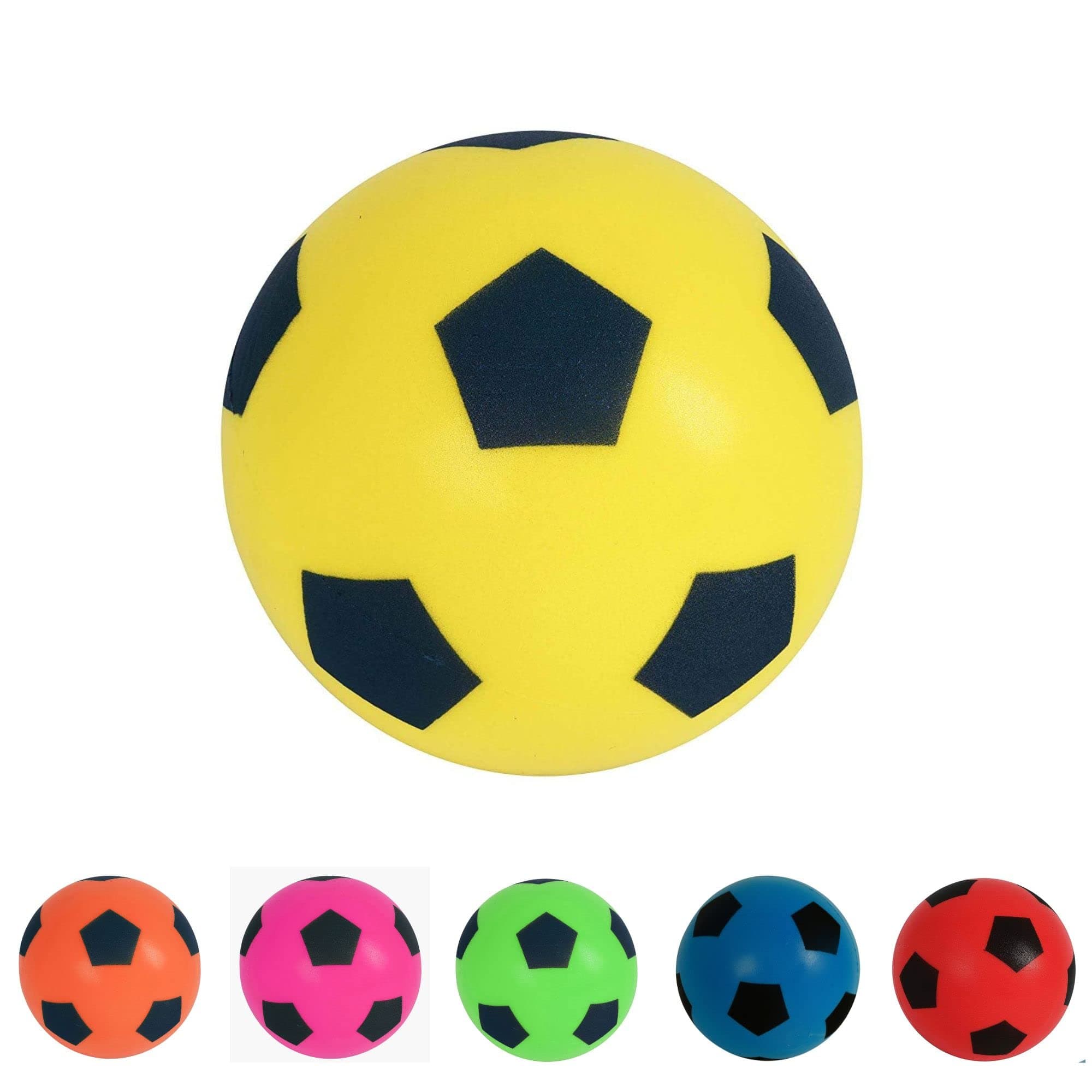 Fun Sport 20cm Football | Indoor/Outdoor Soft Sponge Foam Soccer Ball | Play Many Games For Hours Of Fun | Suitable For Adults, Boys And Girls Of All Ages