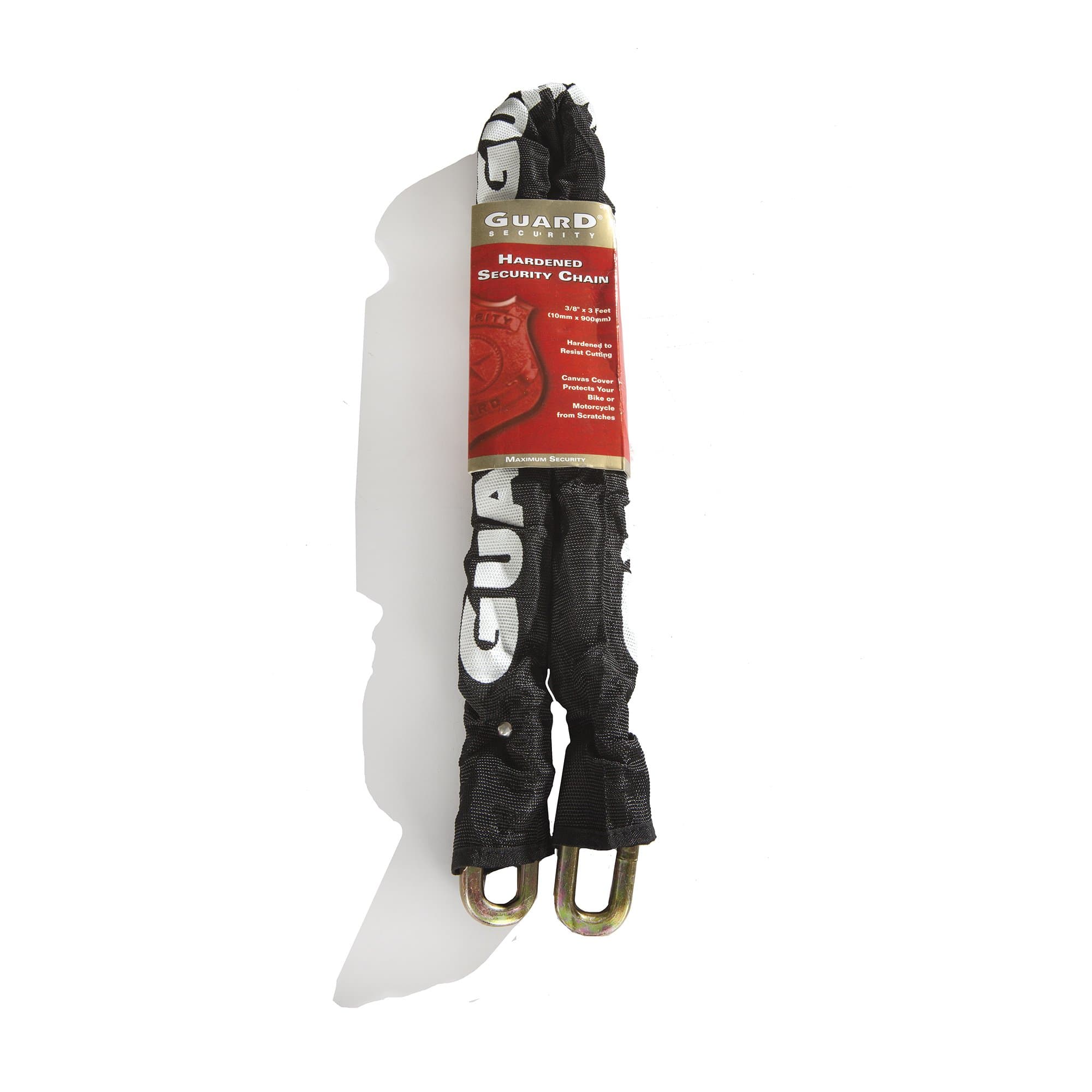 Guard Security 968 Heavy Duty Hardened Steel Square Link Bike Chain,Black,36 x 30 x 1.8 inches