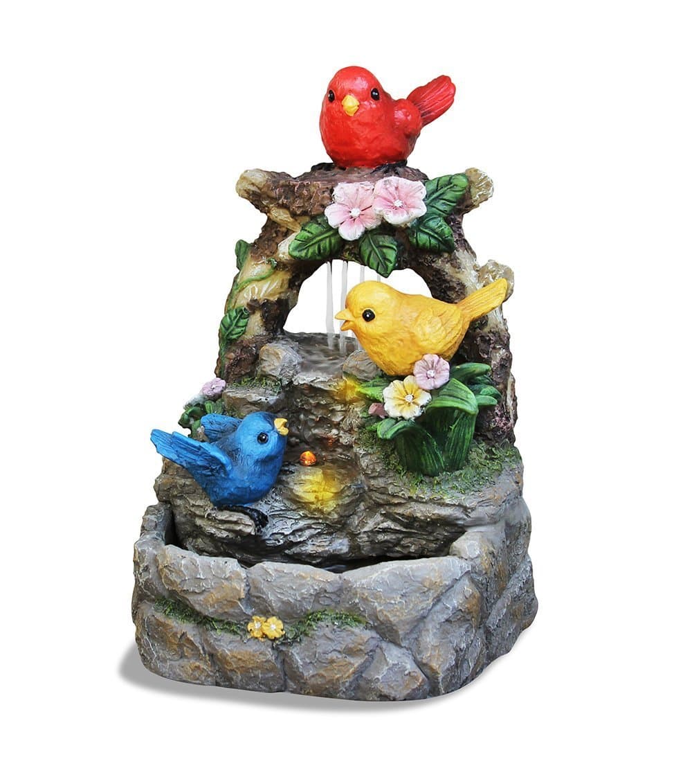 Newport Coast Collections Feathered Friends LED Fountain Adapter