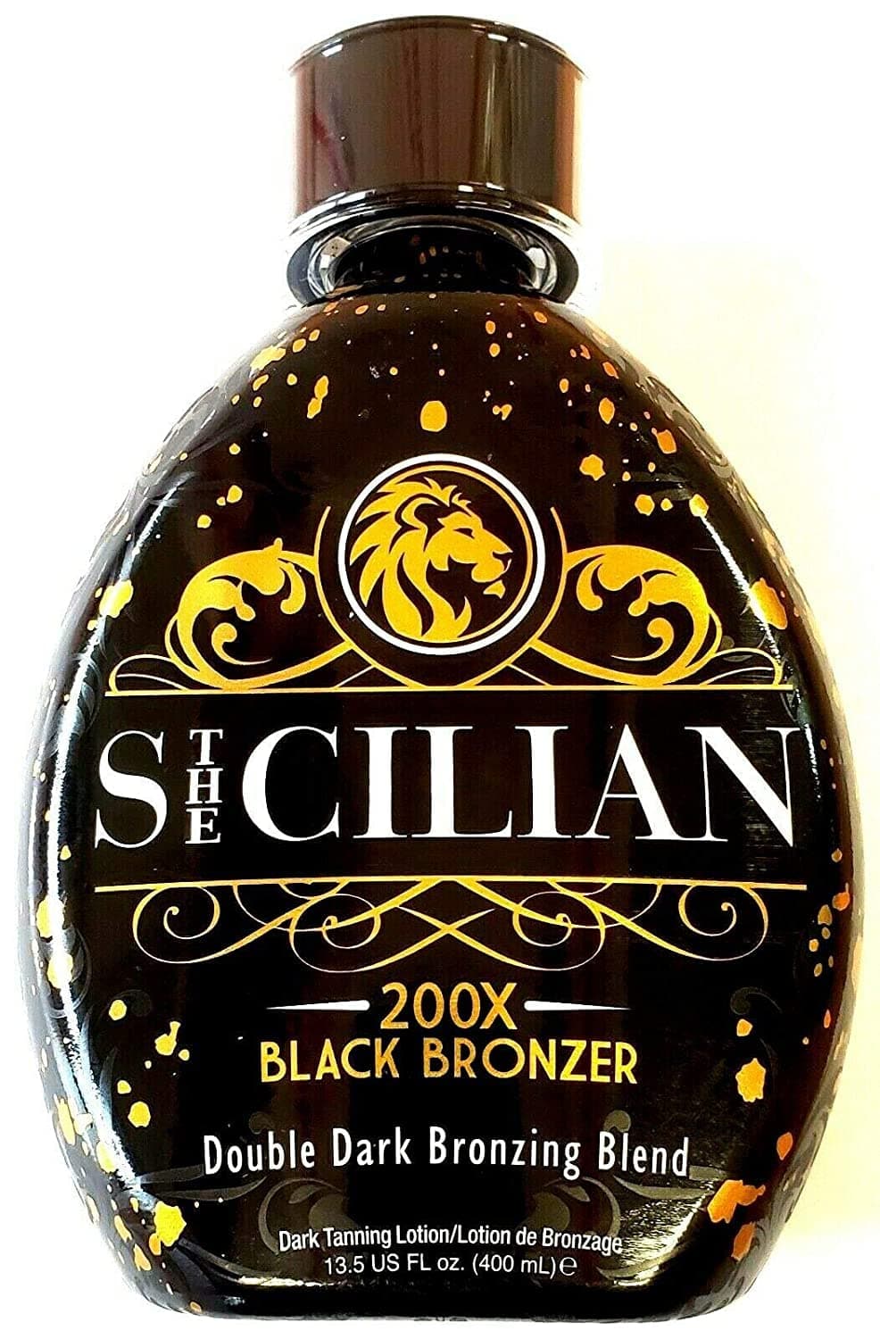 The Sicilian 200X Double Dark Black Bronzing Self Tanner Tanning Lotion